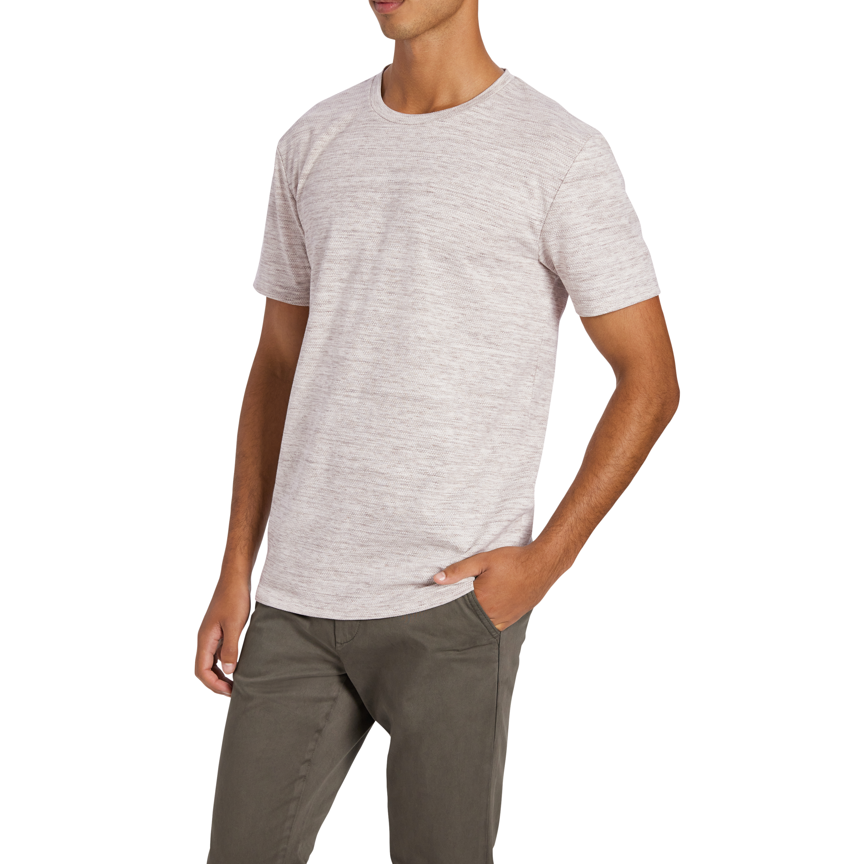 Sand Sierra Crew Neck Tee