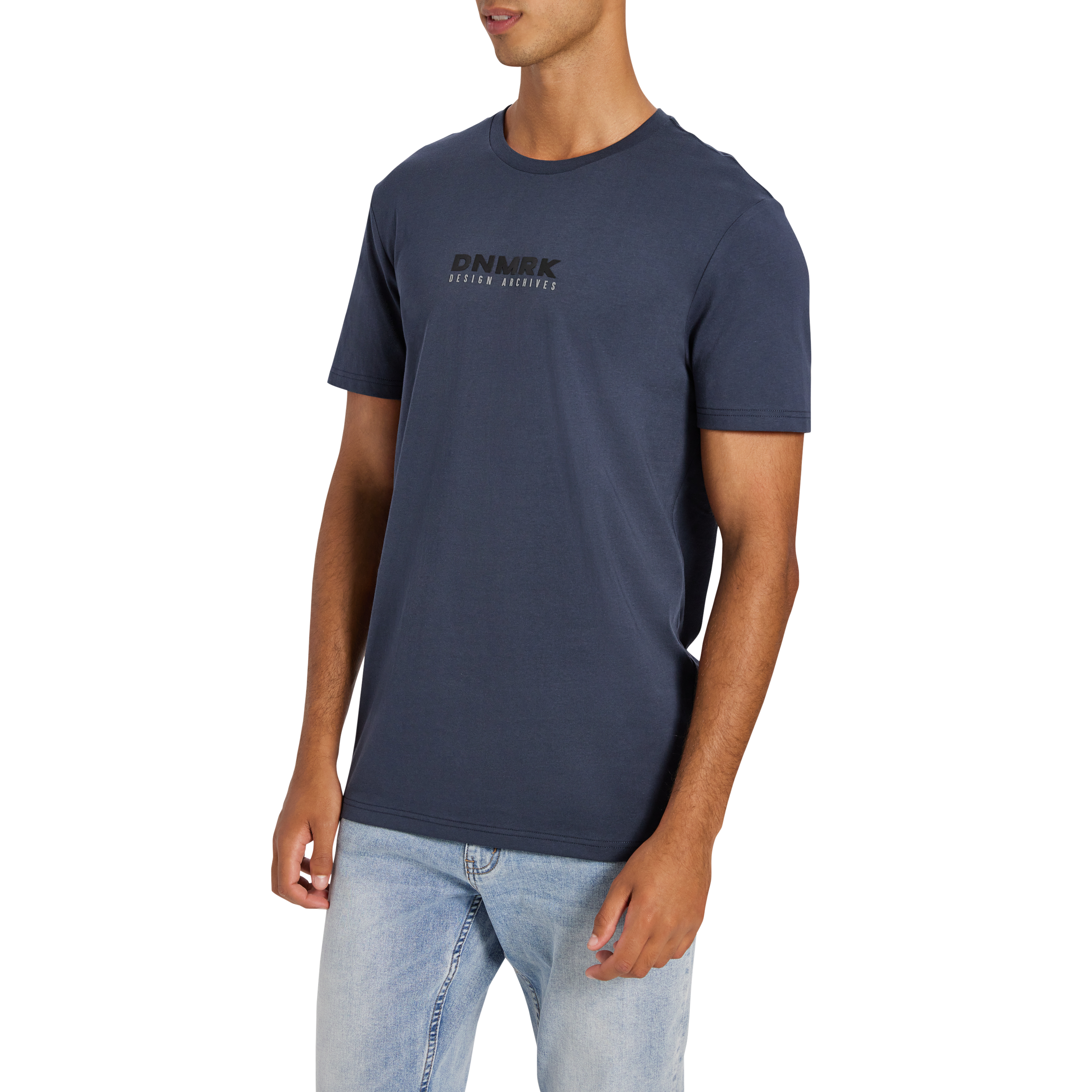 Vector Graphic Longline Crew Neck Tee