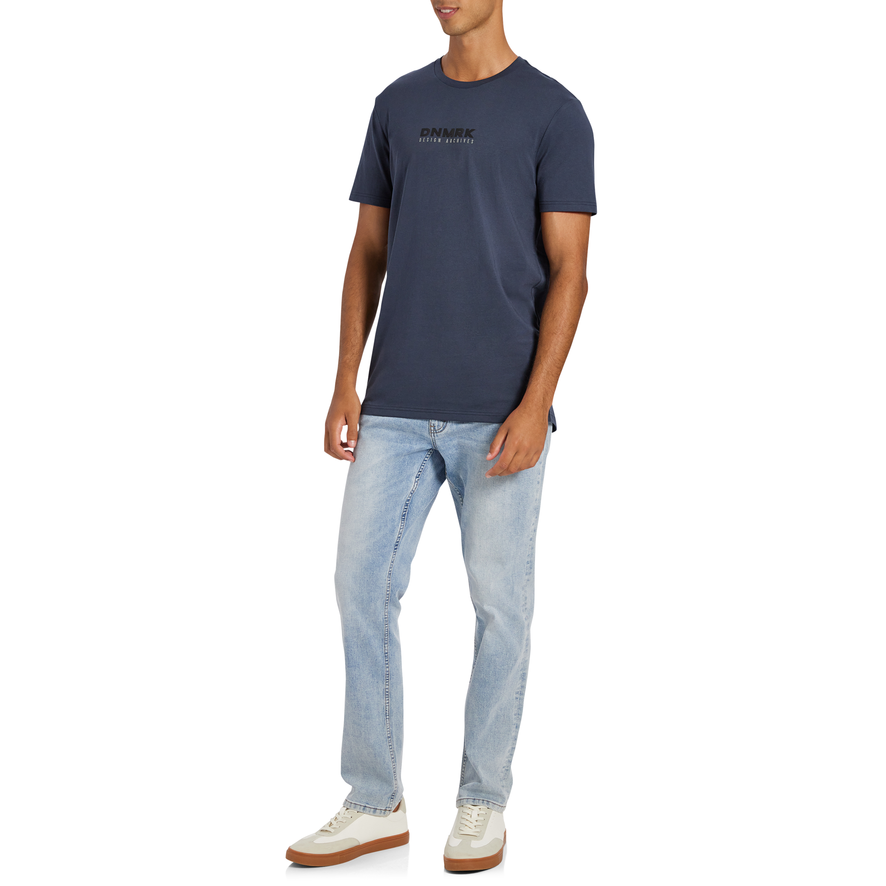 Vector Graphic Longline Crew Neck Tee