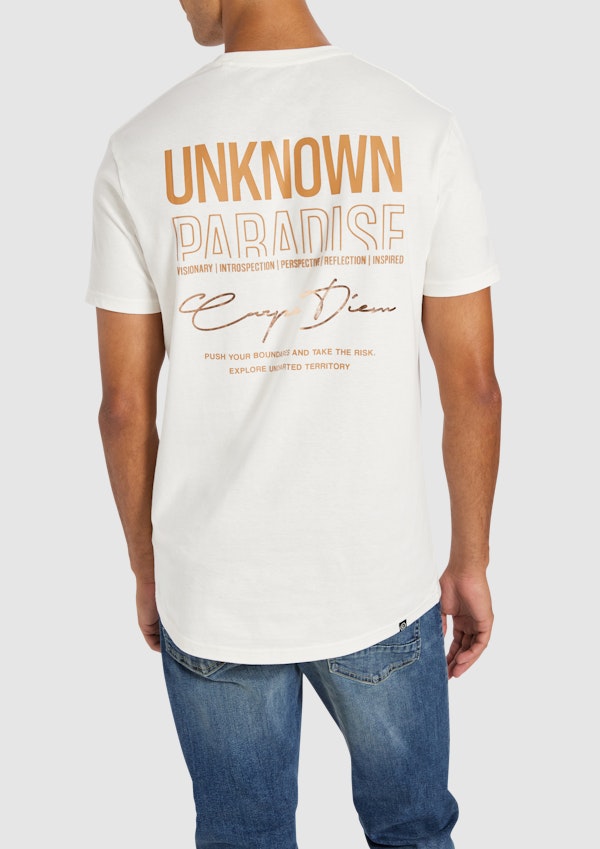 Bailey Graphic Longline Crew Neck Tee