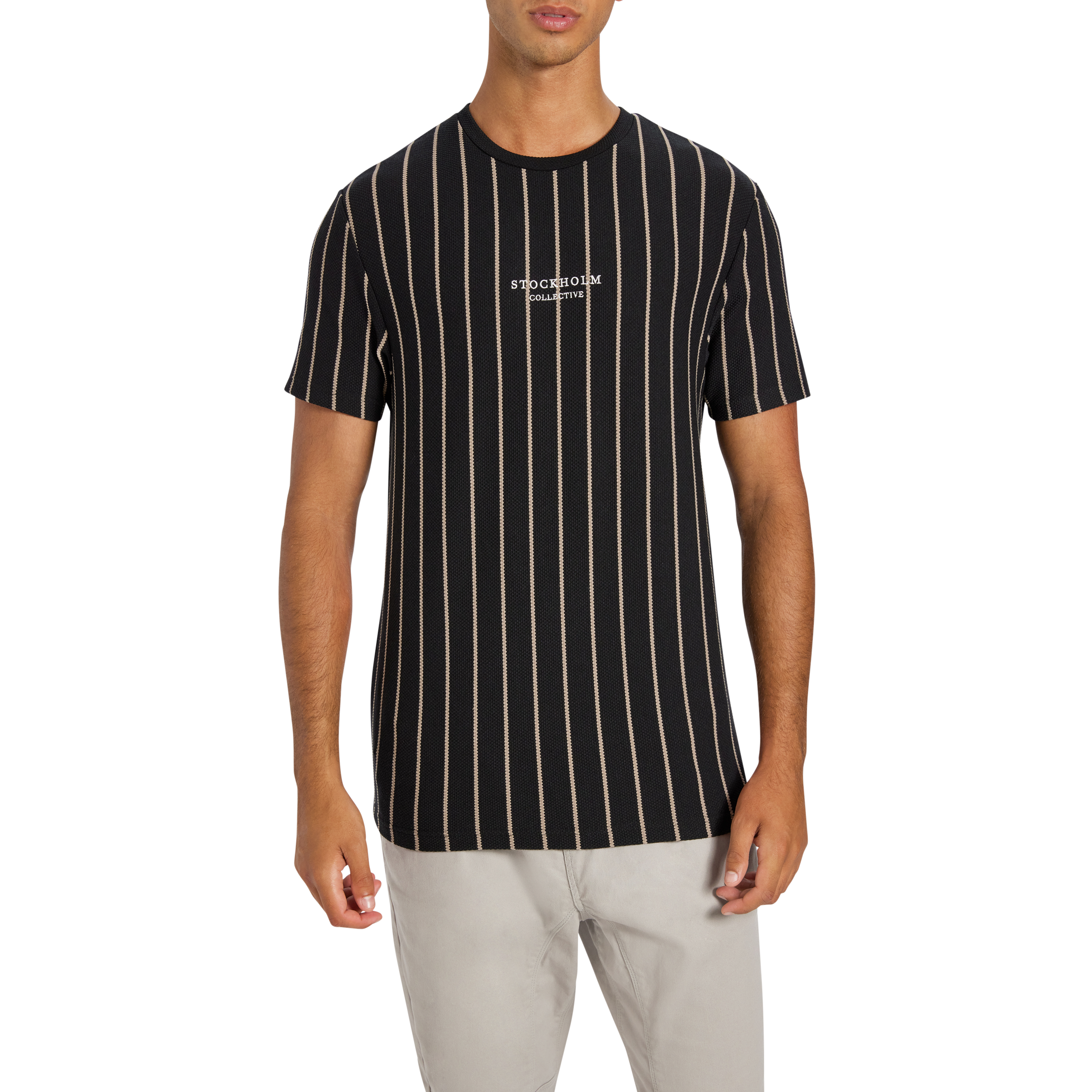 Visby Stripe Crew Neck Tee