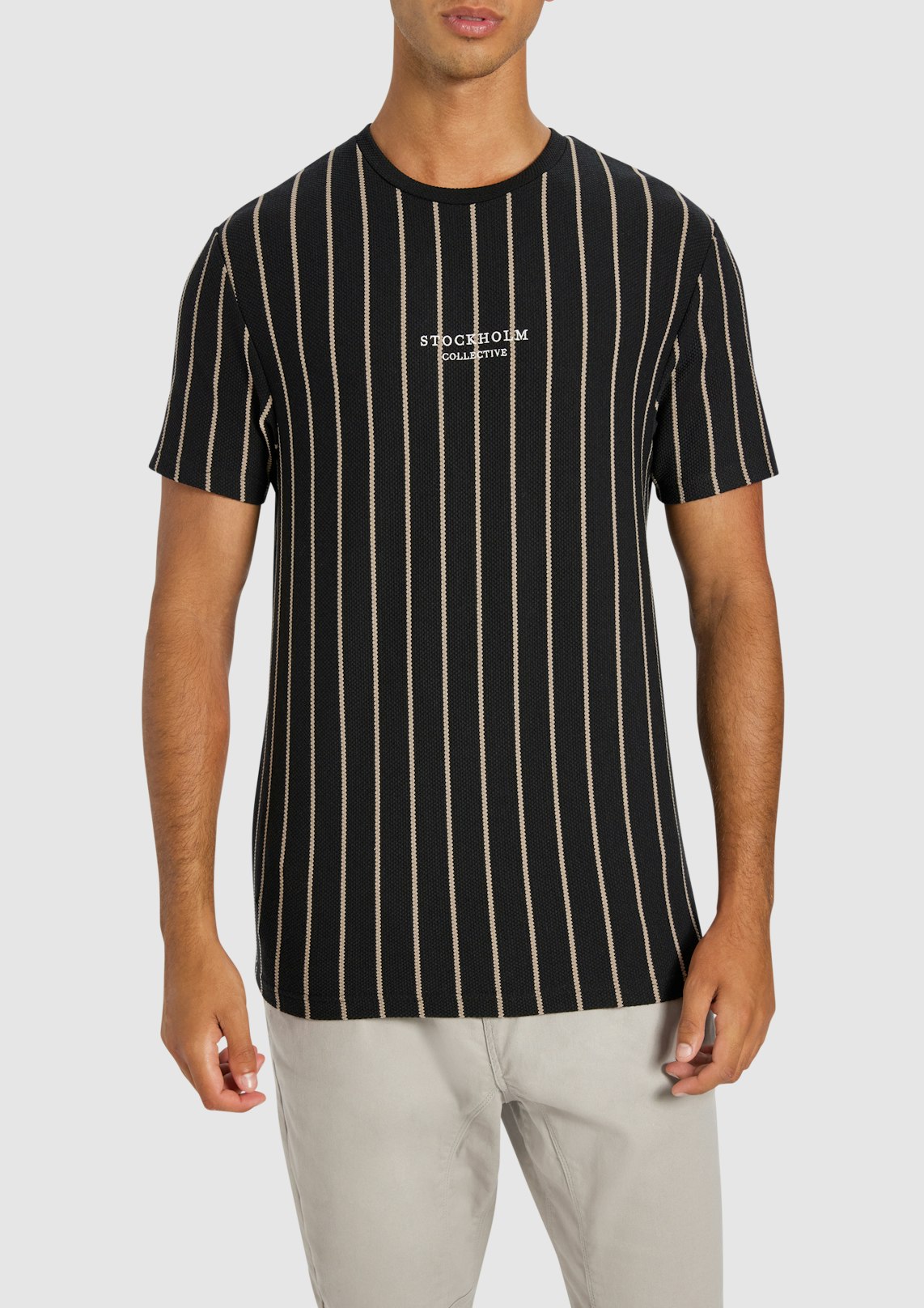 Visby Stripe Crew Neck Tee