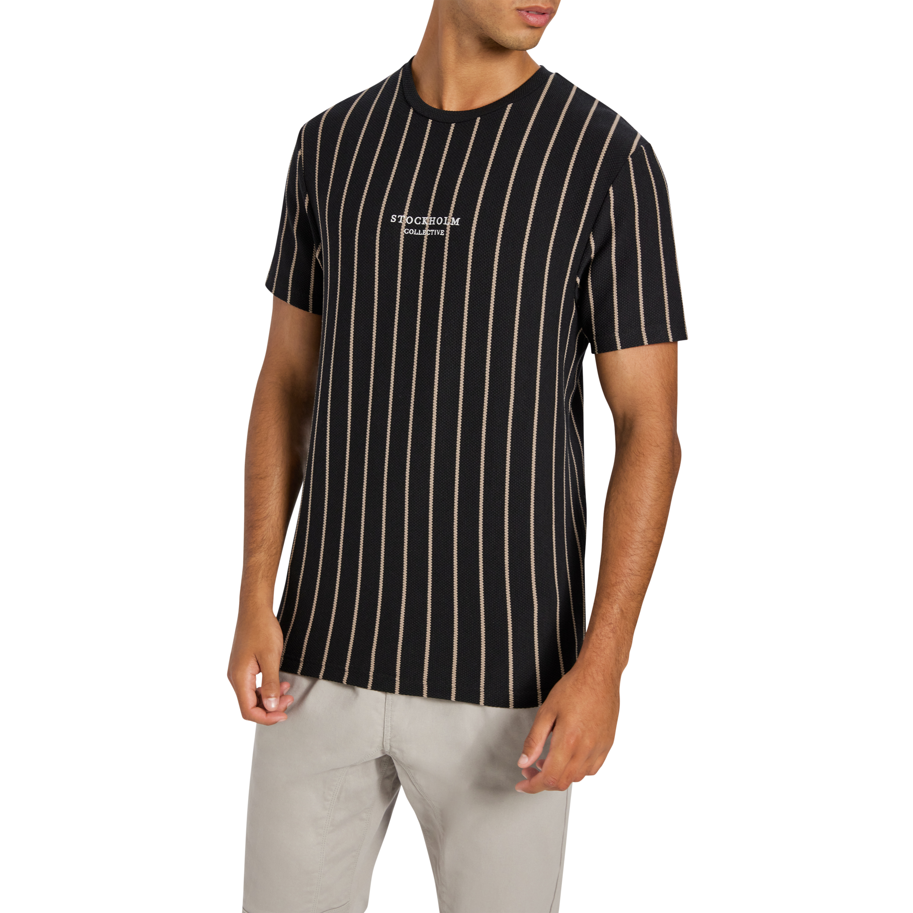 Visby Stripe Crew Neck Tee