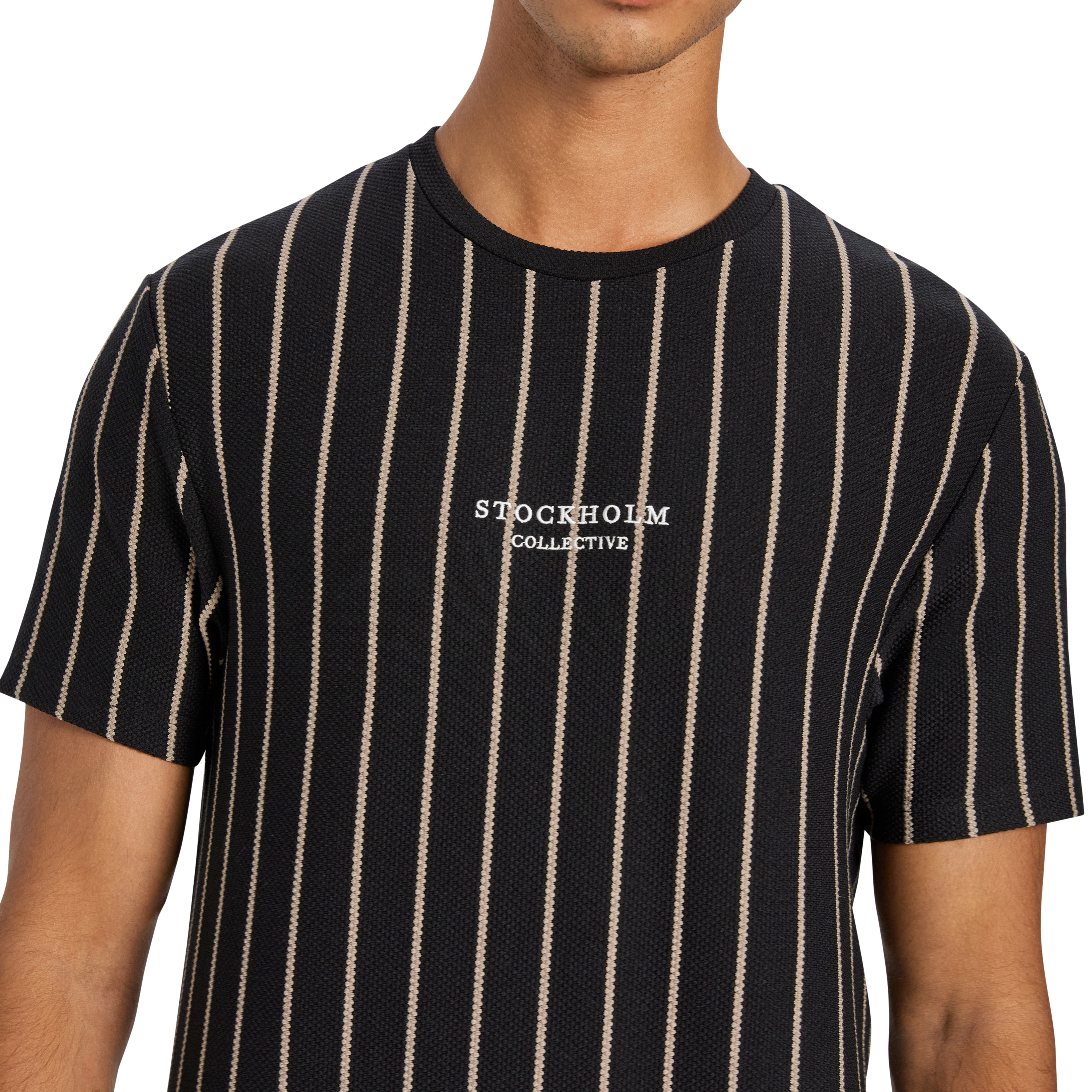 Visby Stripe Crew Neck Tee
