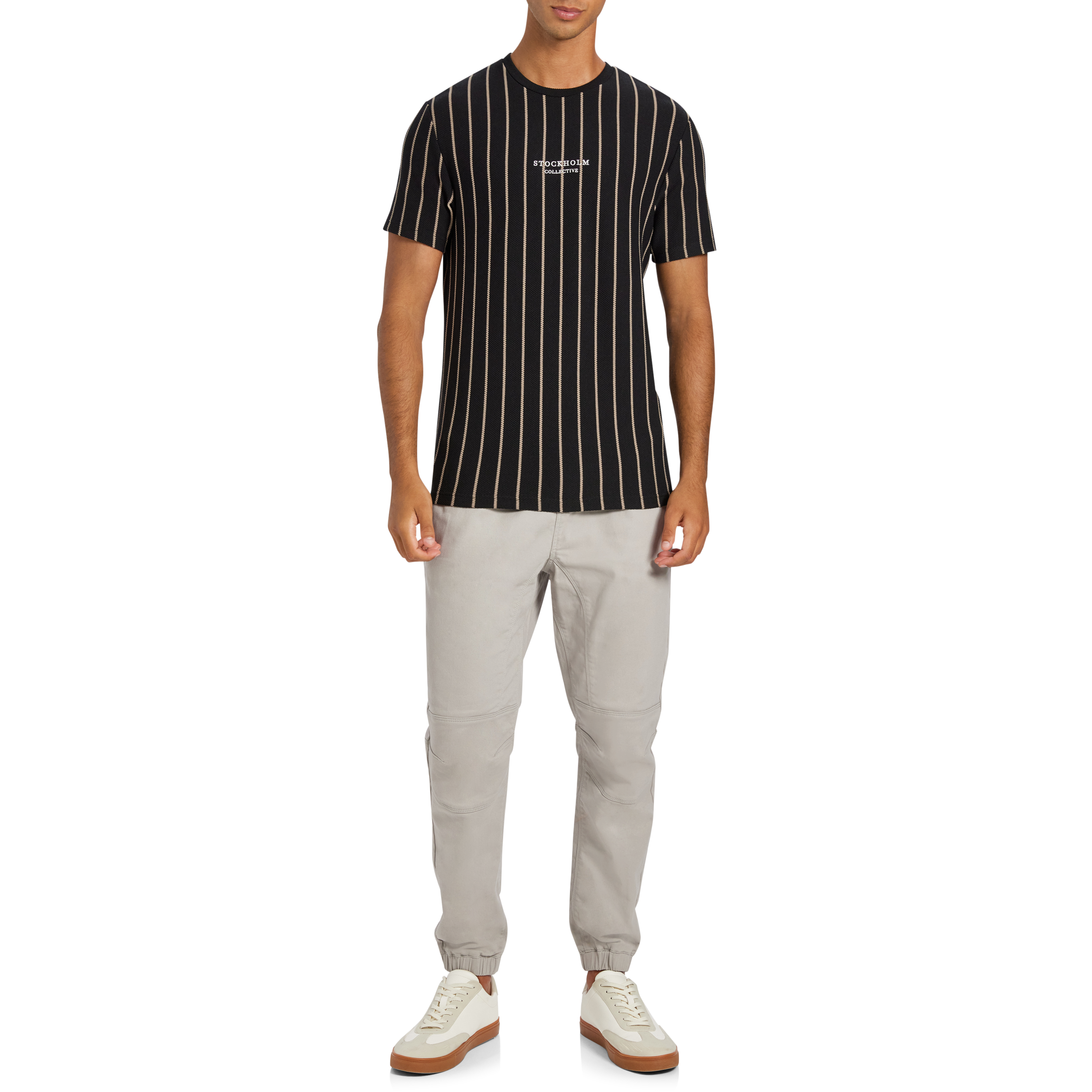 Visby Stripe Crew Neck Tee
