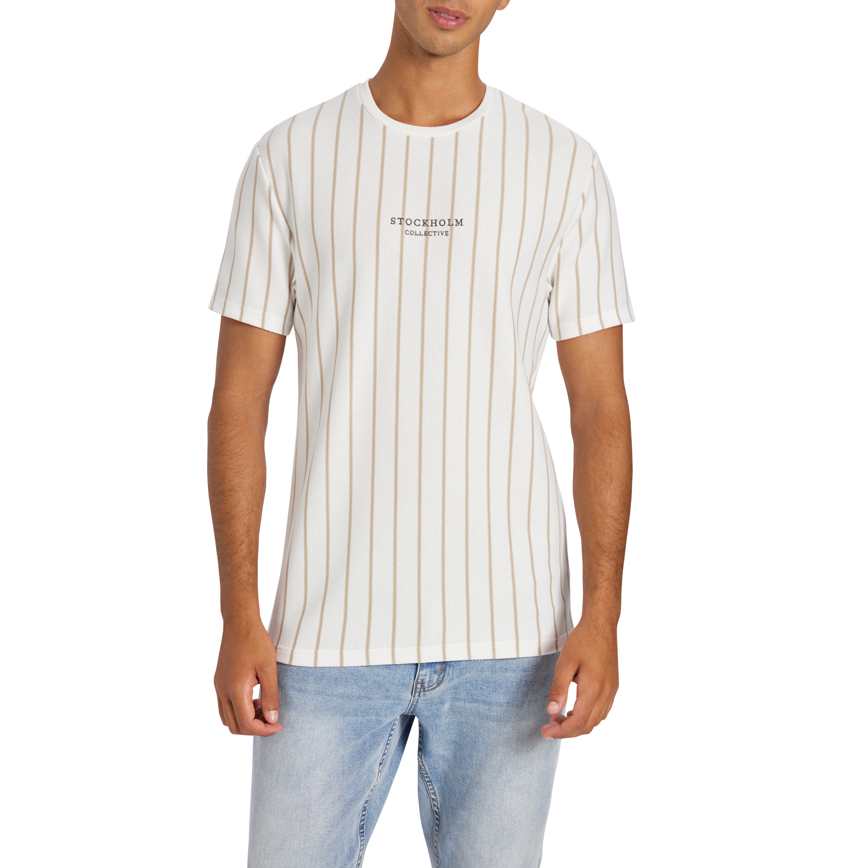 Visby Stripe Crew Neck Tee