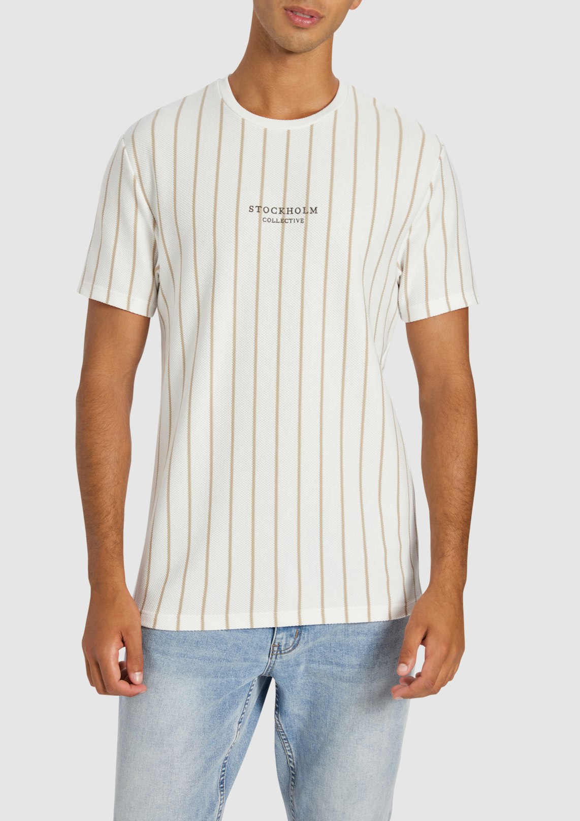 Visby Stripe Crew Neck Tee