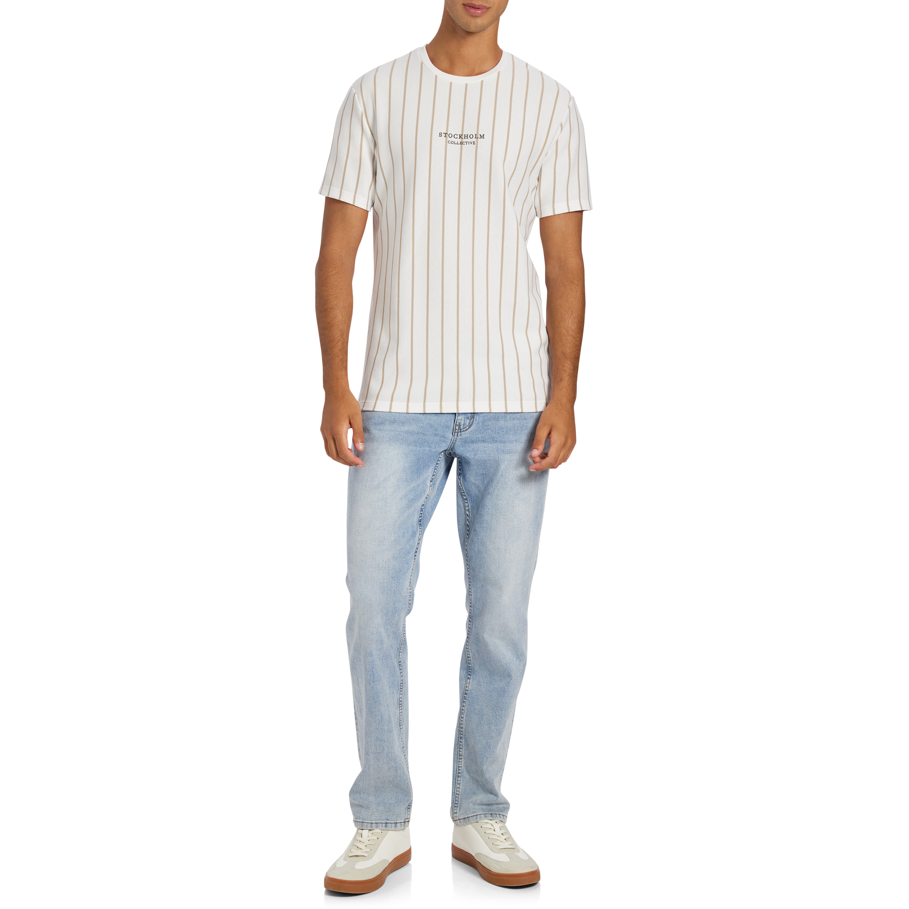 Visby Stripe Crew Neck Tee