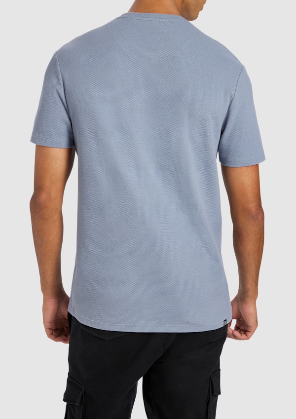 Blue Orin Graphic Crew Neck Tee
