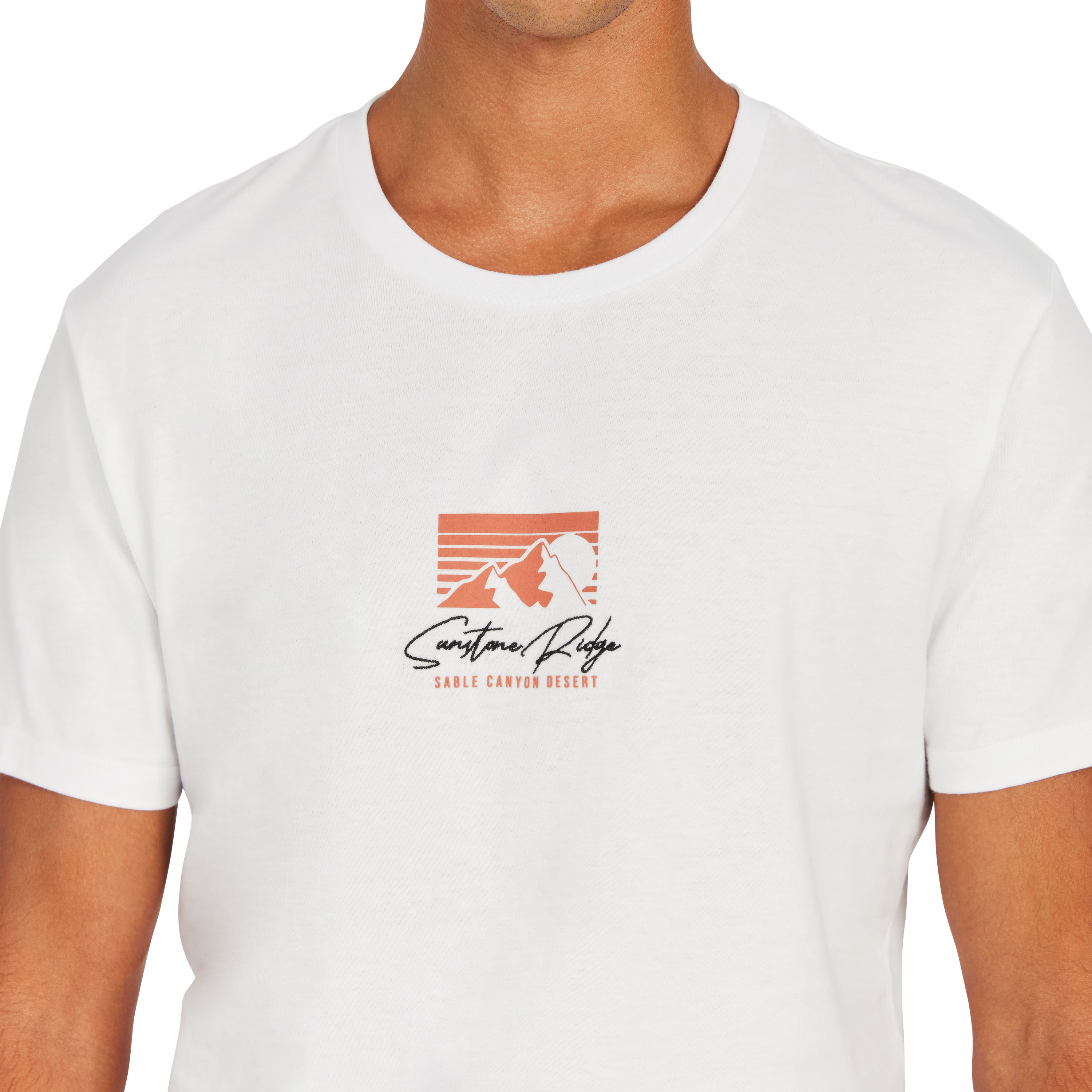 White Kayce Graphic Crew Neck Tee