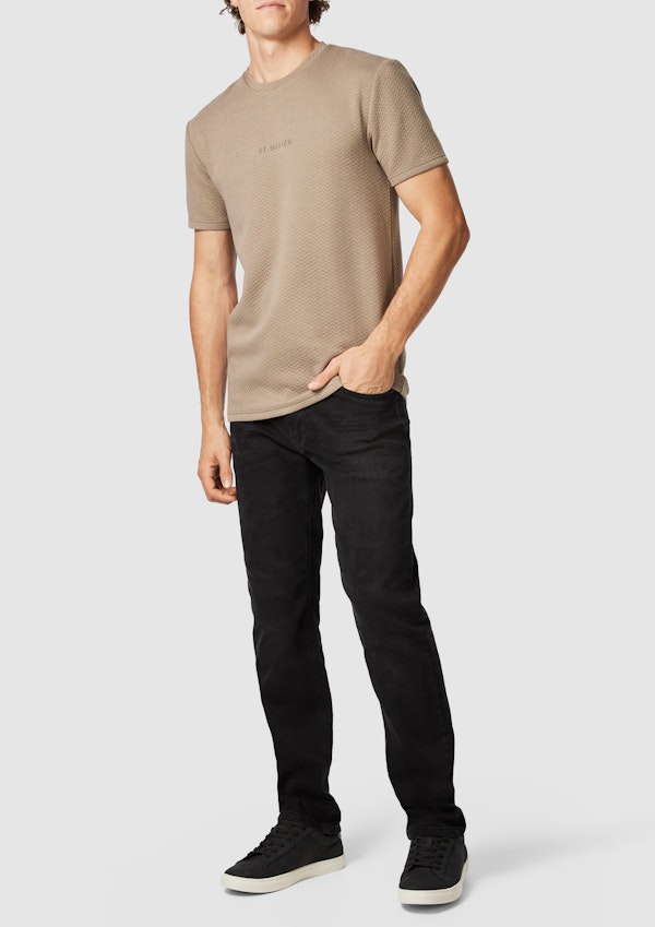 Light Brown George Crew Neck Tee