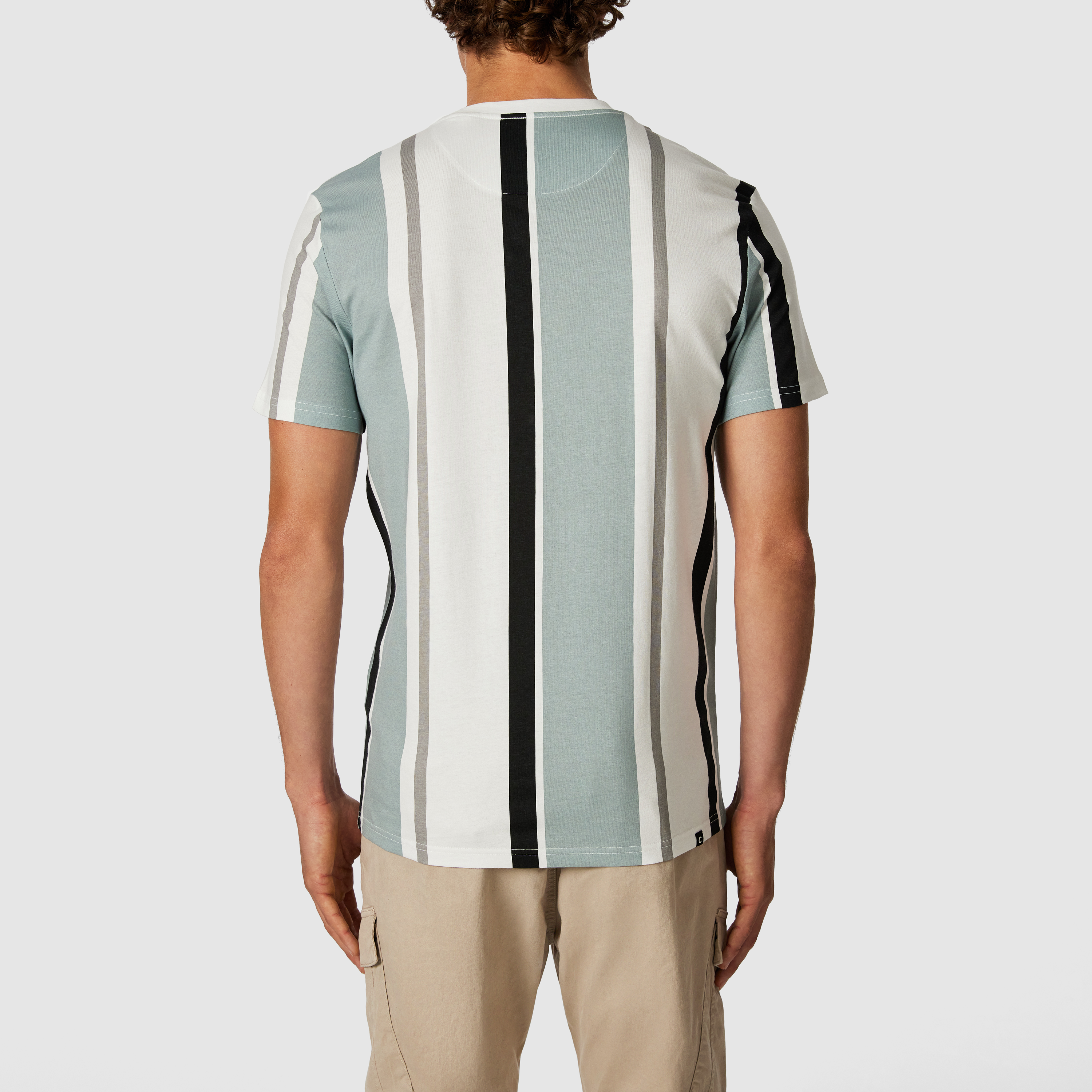 Justin Stripe Crew Neck Tee