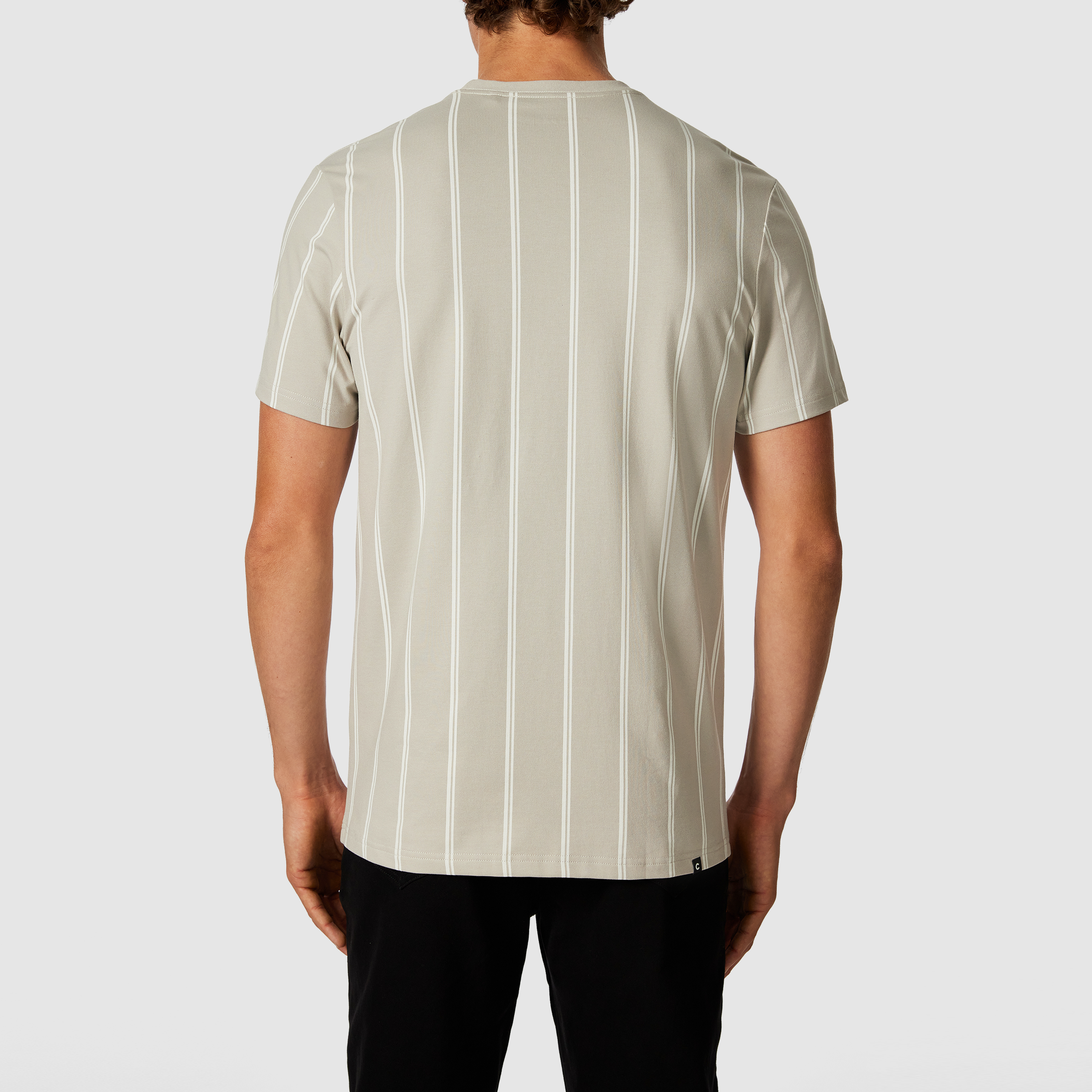 Jasper Stripe Crew Neck Tee