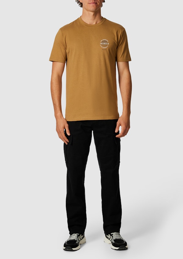 Caramel Oscar Graphic Crew Neck Tee
