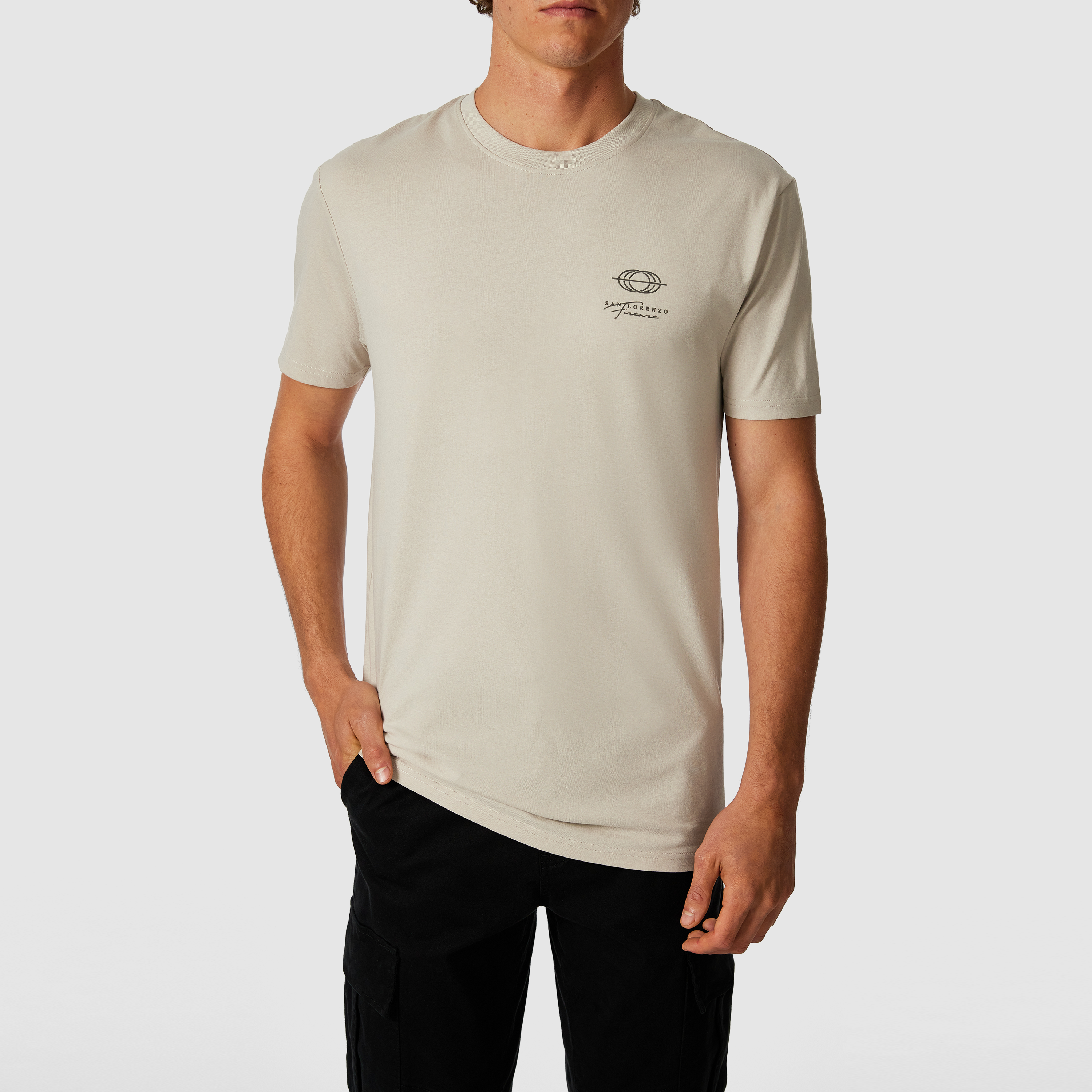 Andrew Longline Graphic Crew Neck Tee