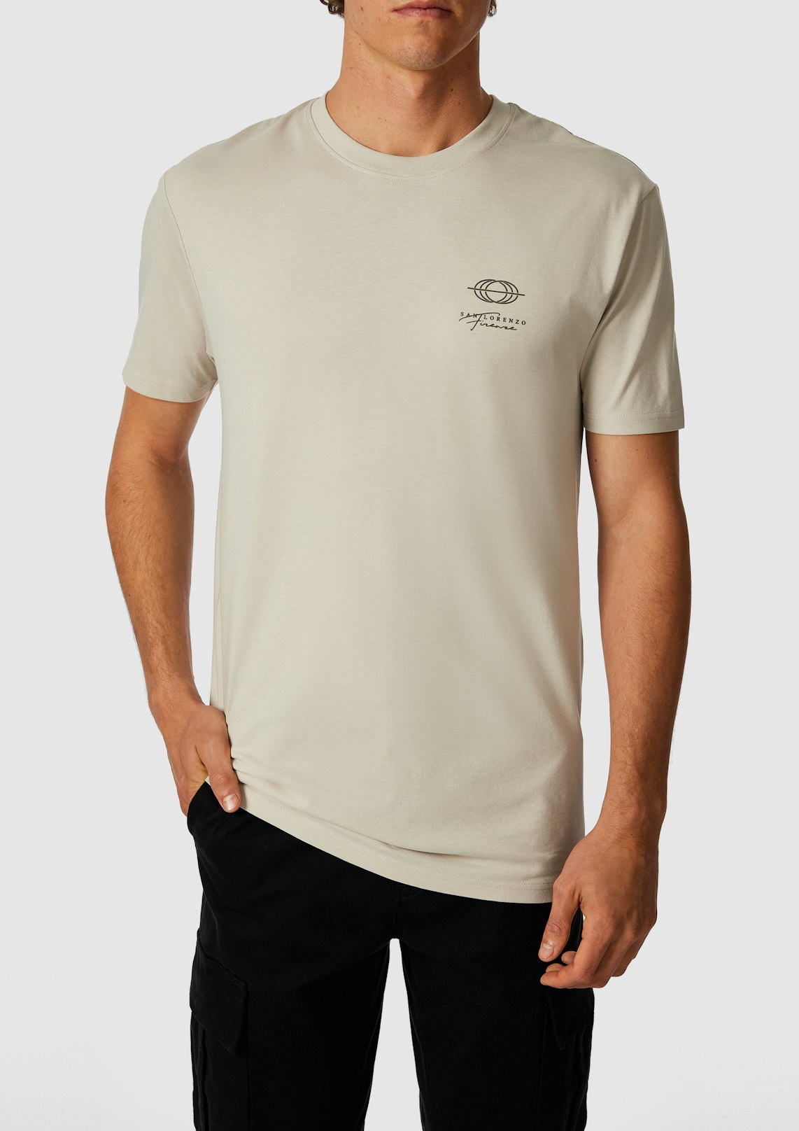 Andrew Longline Graphic Crew Neck Tee