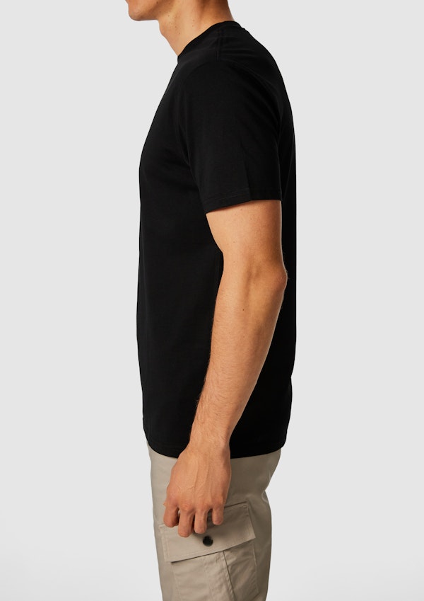 Black Marcus Graphic Crew Neck Tee