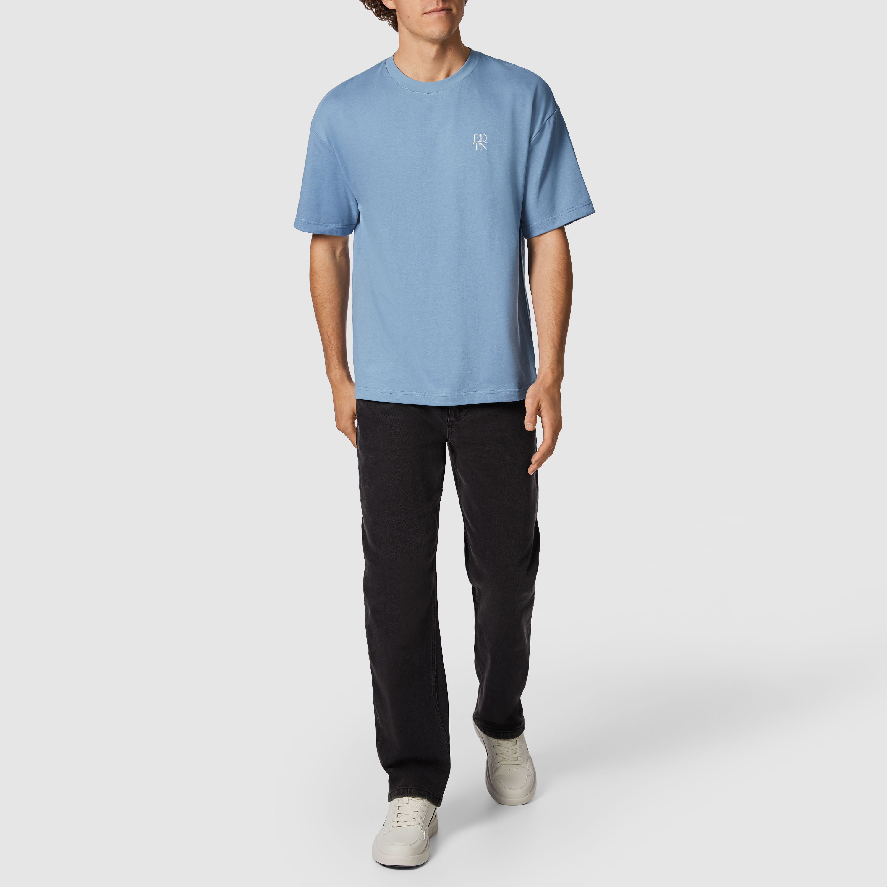 Cole Boxy Crew Neck Tee