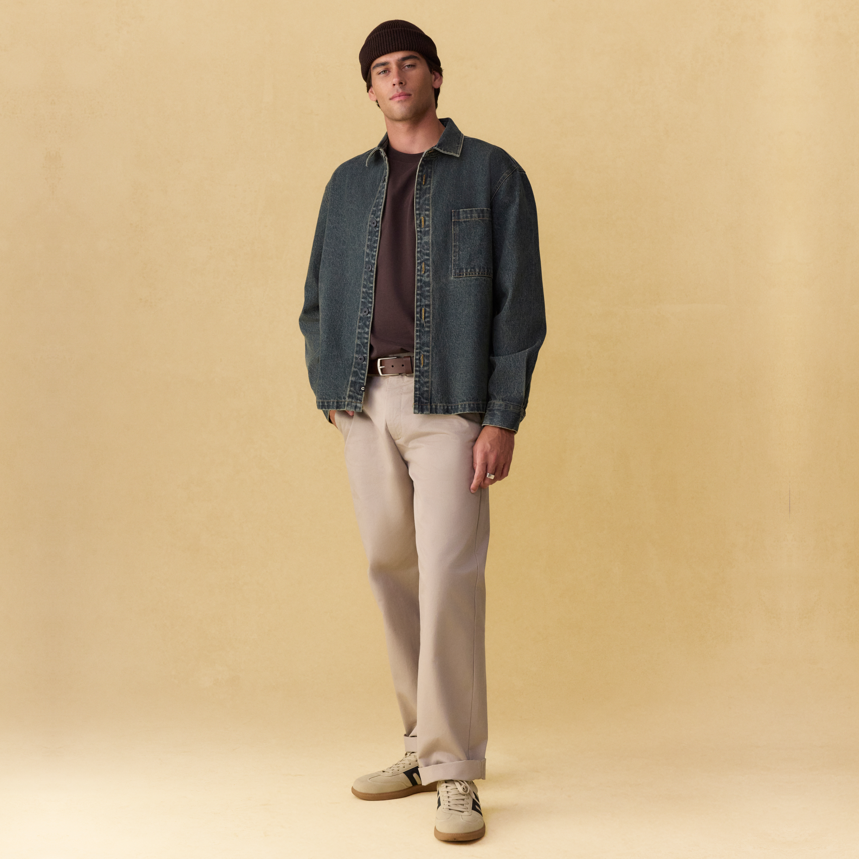 Modern Denim Mix Look