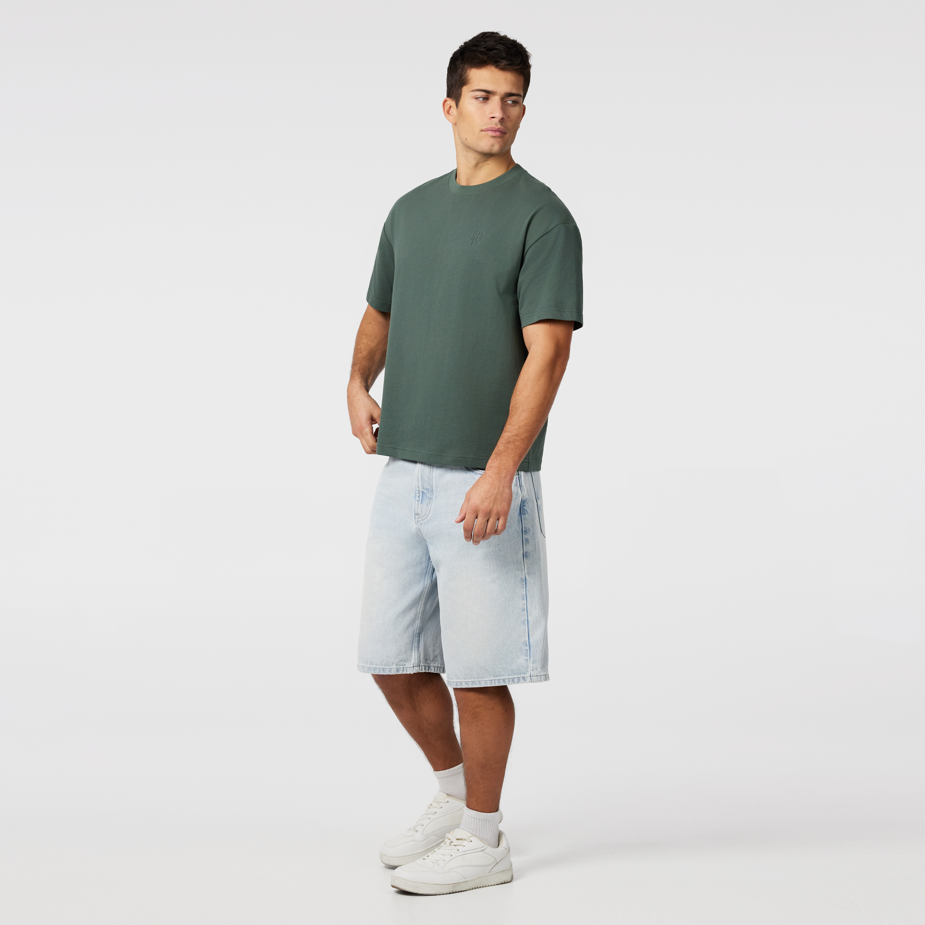 Cole Boxy Crew Neck Tee