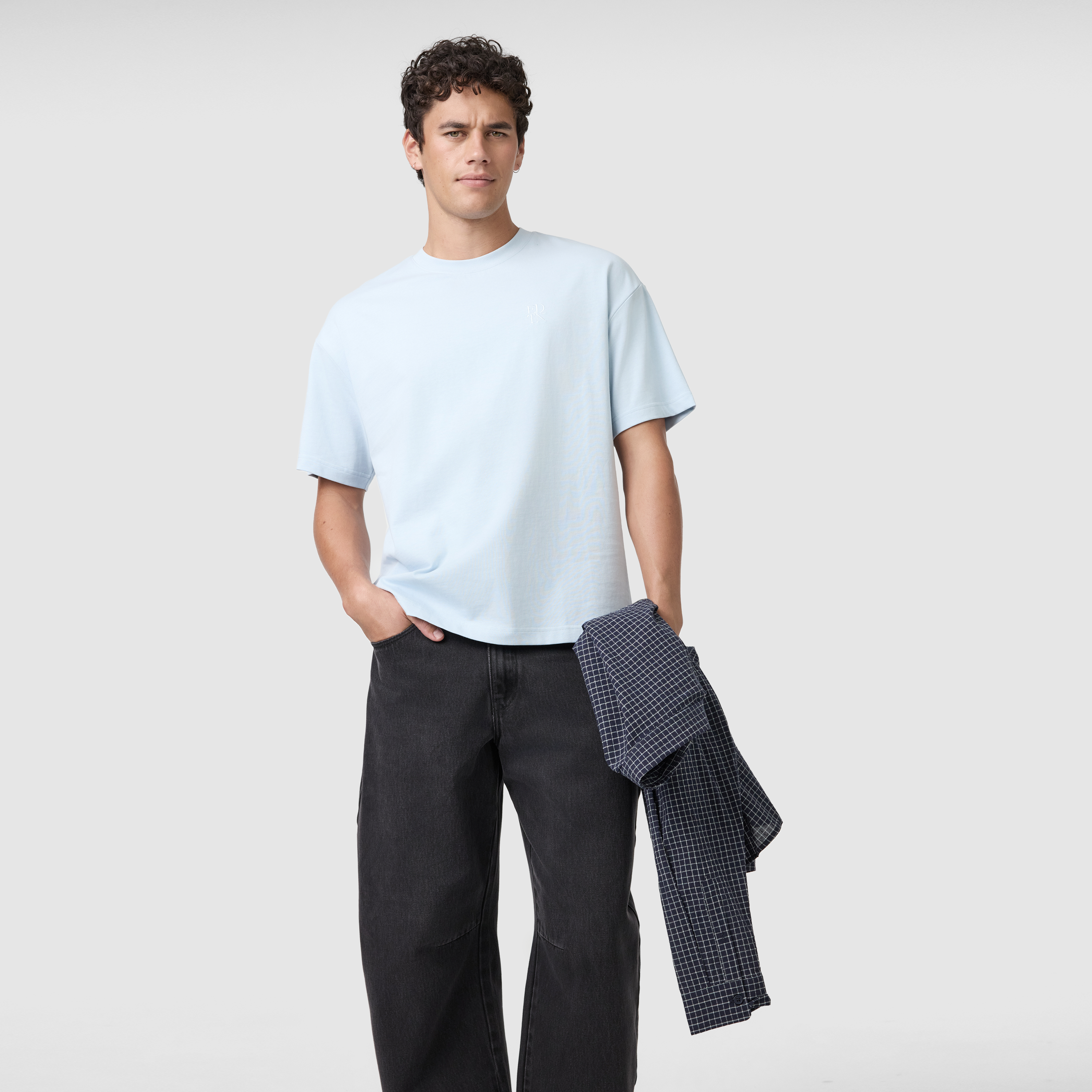 Cole Boxy Crew Neck Tee