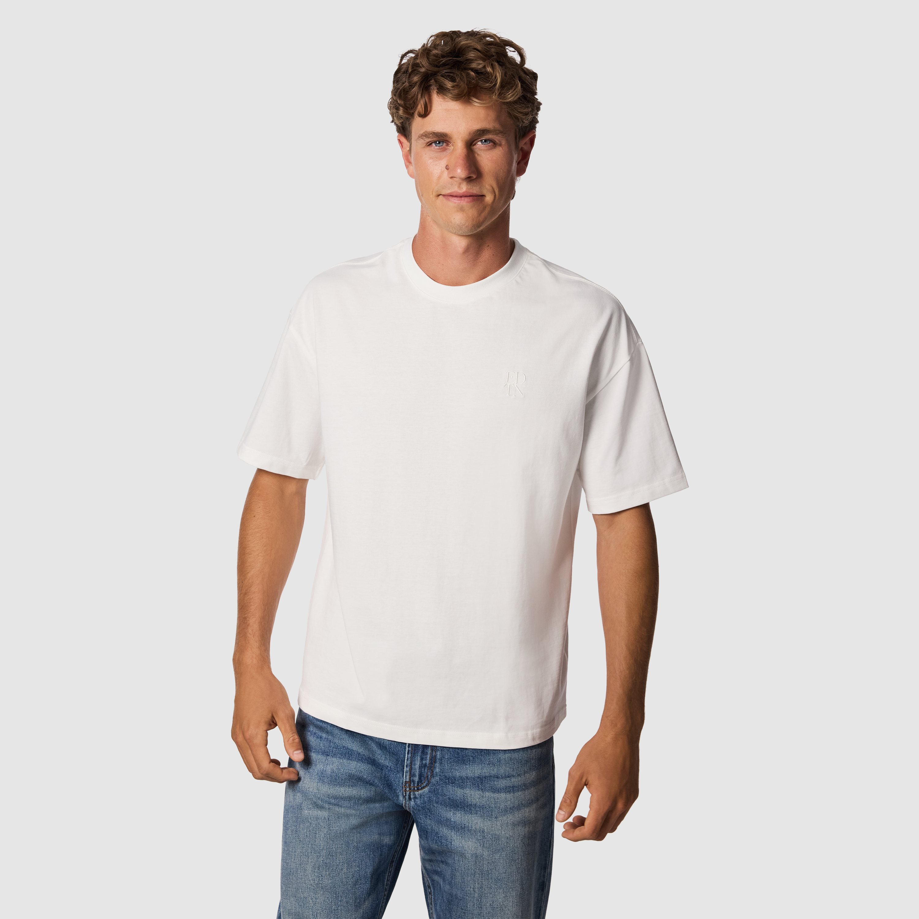 Cole Boxy Crew Neck Tee