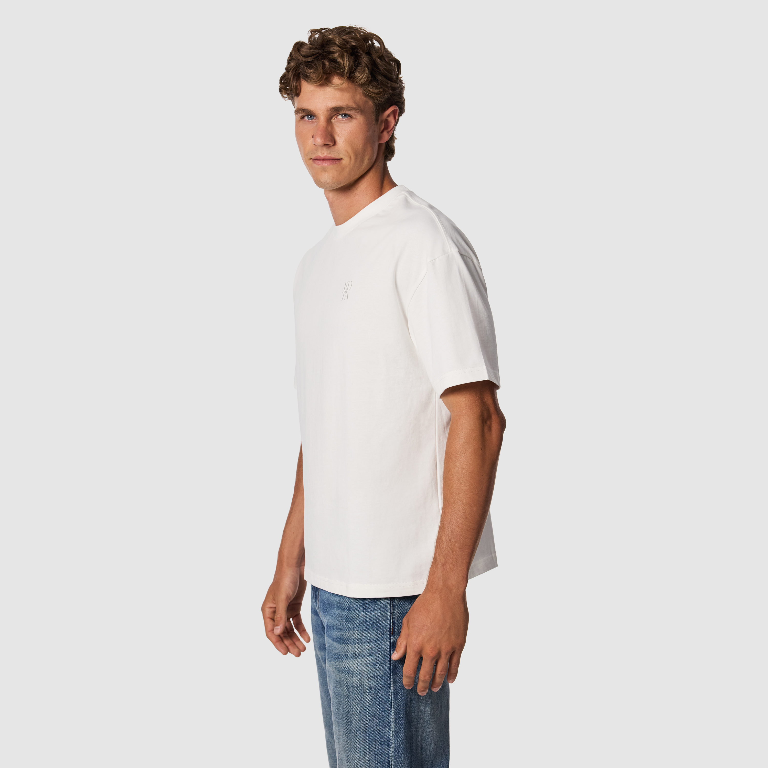 Cole Boxy Crew Neck Tee