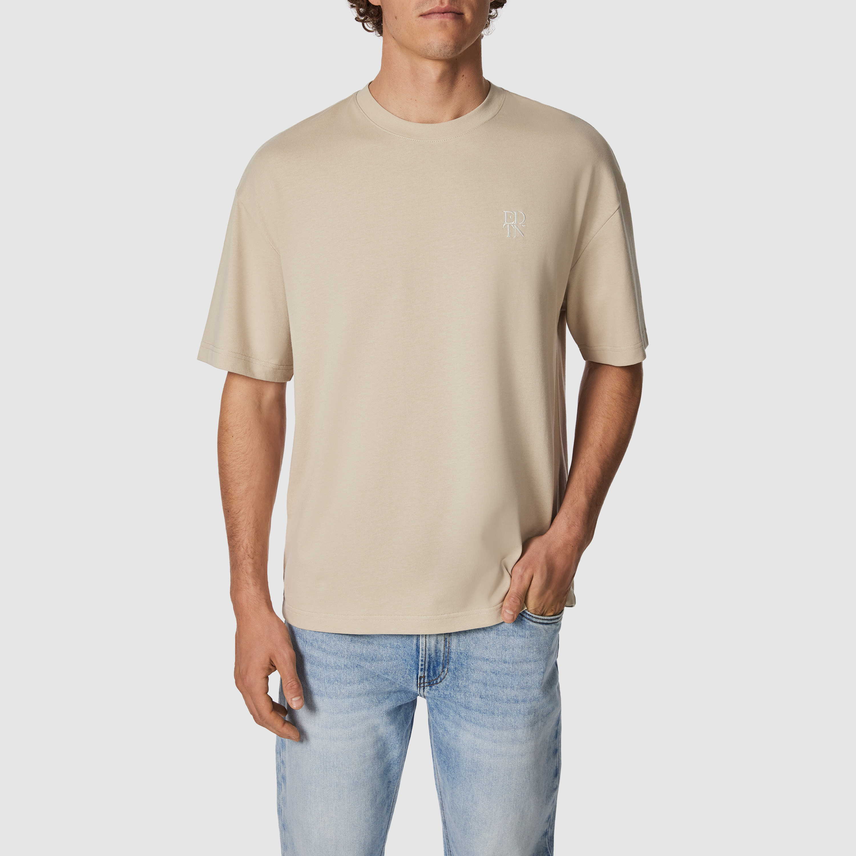 Cole Boxy Crew Neck Tee