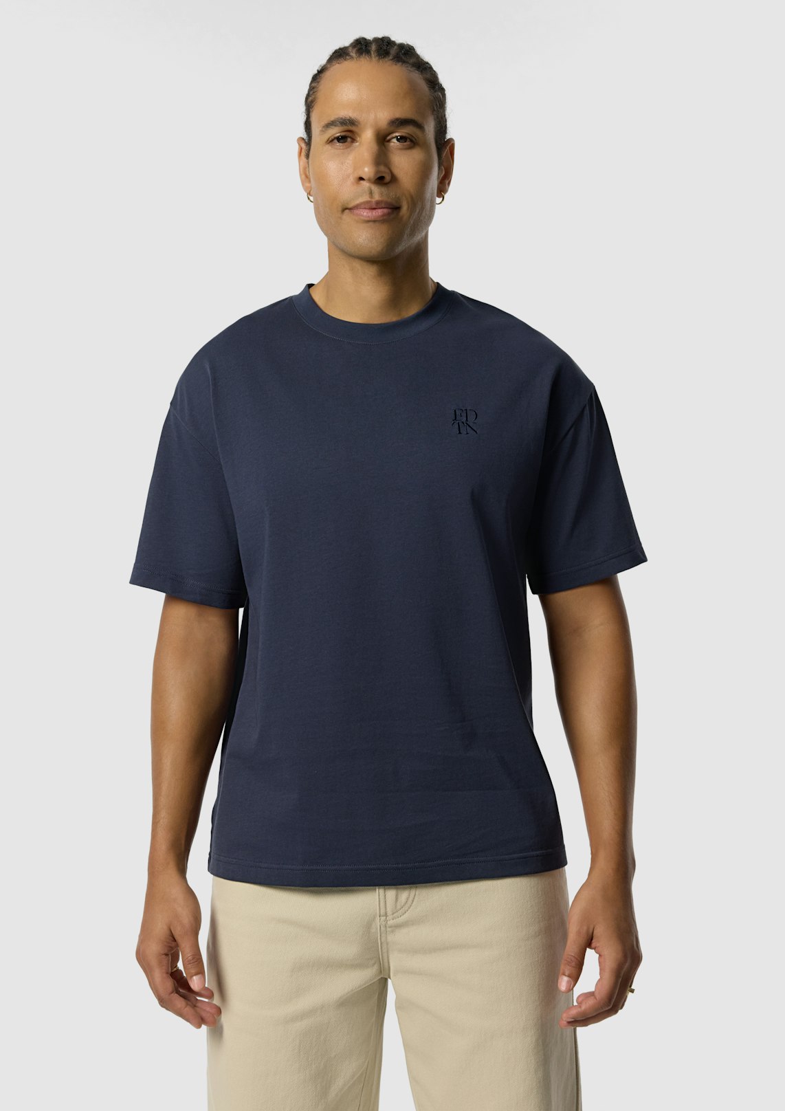 Cole Boxy Crew Neck Tee