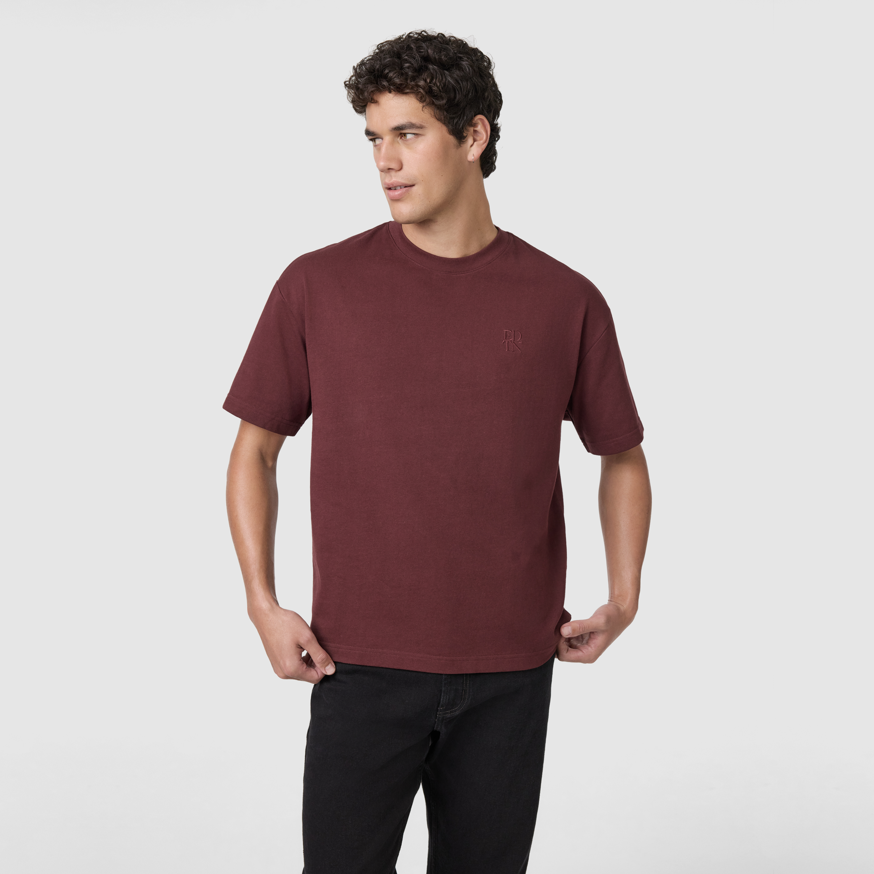 Cole Boxy Crew Neck Tee