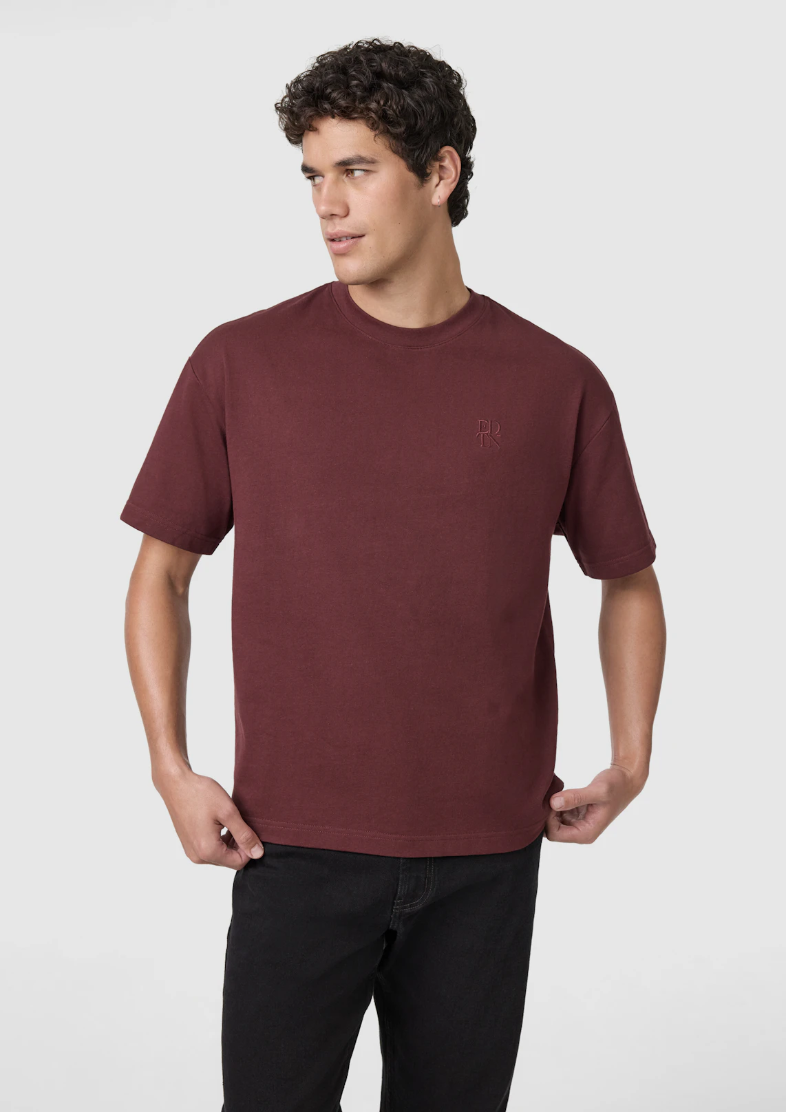 Cole Boxy Crew Neck Tee