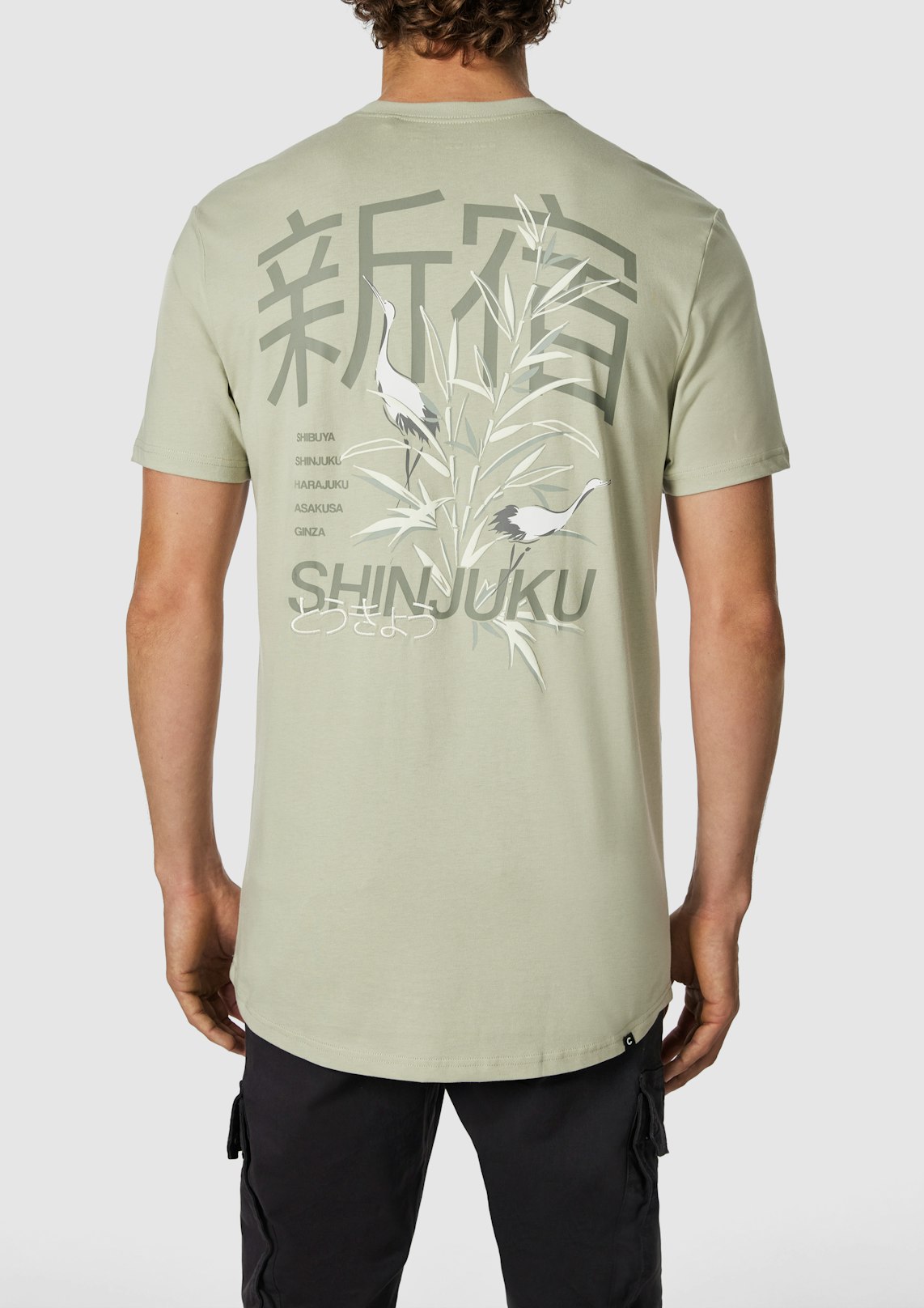 Teddy Longline Graphic Crew Neck Tee