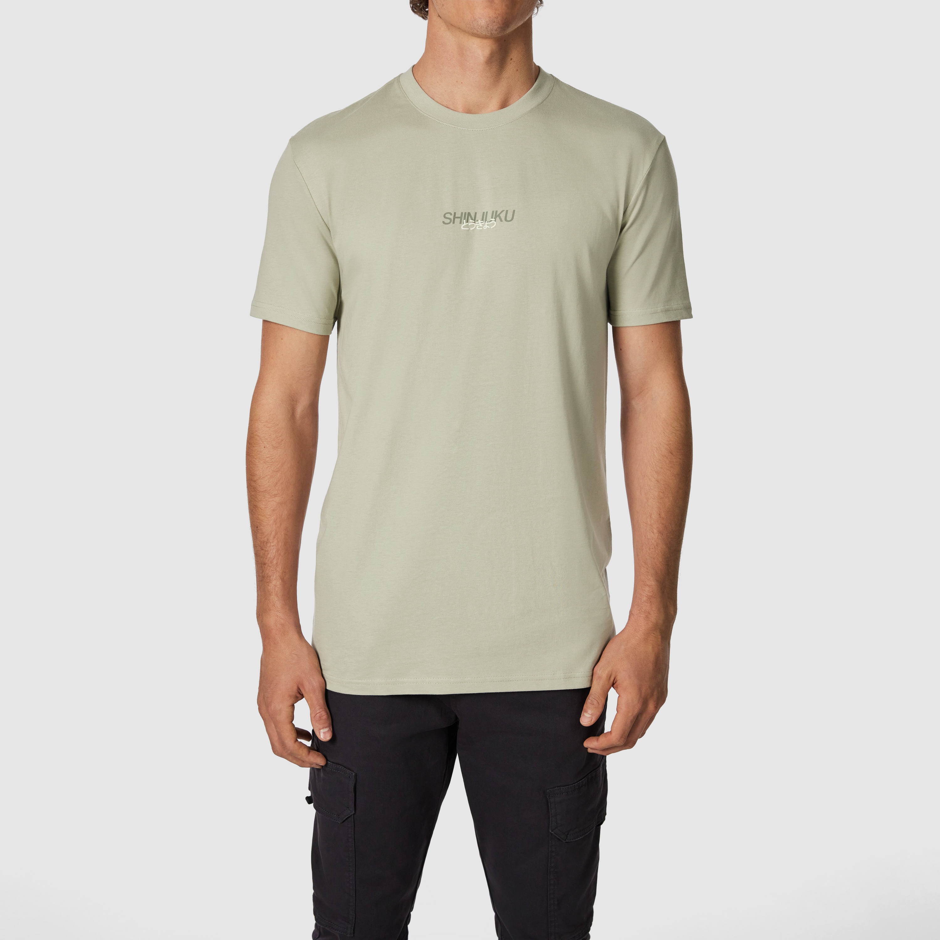 Teddy Longline Graphic Crew Neck Tee