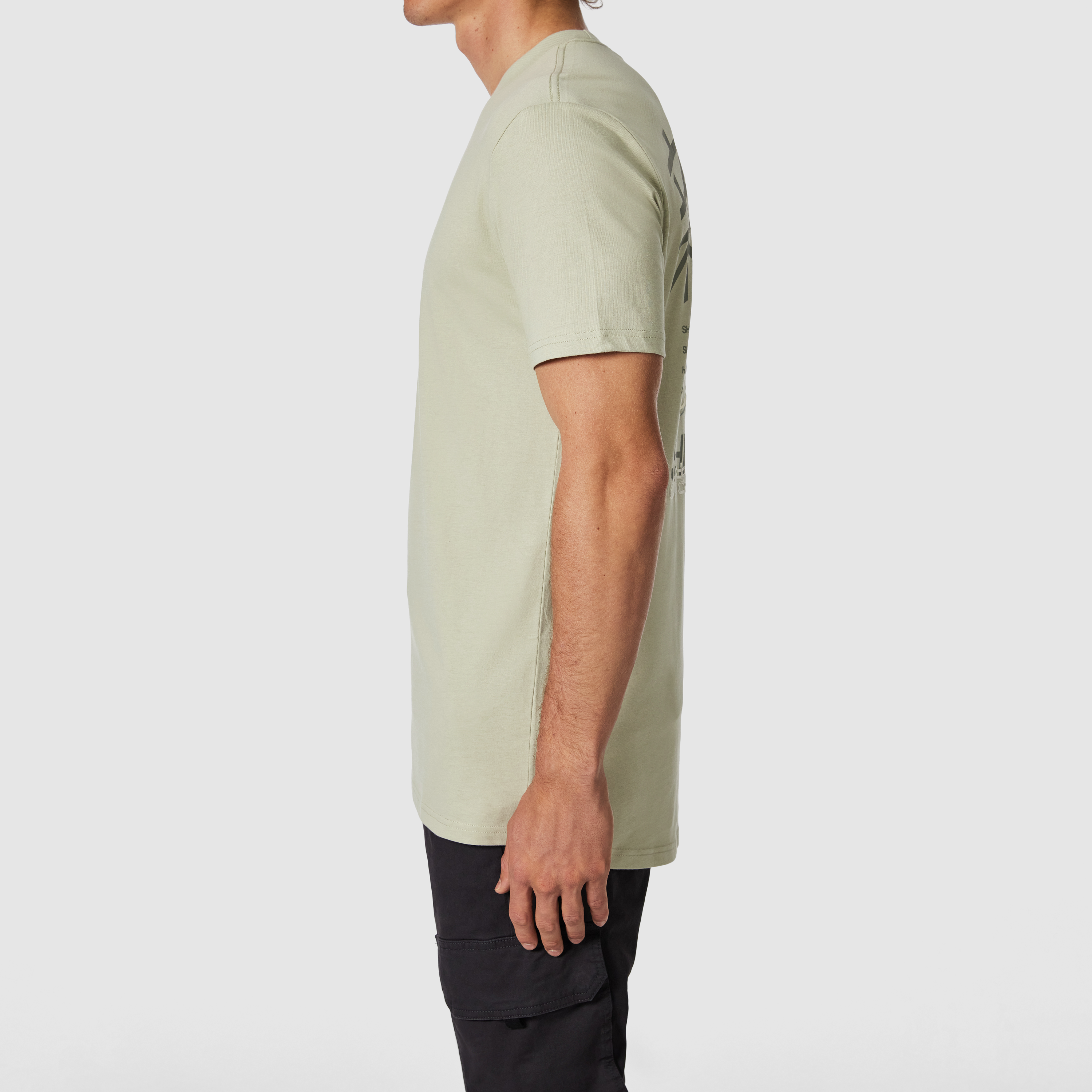 Teddy Longline Graphic Crew Neck Tee