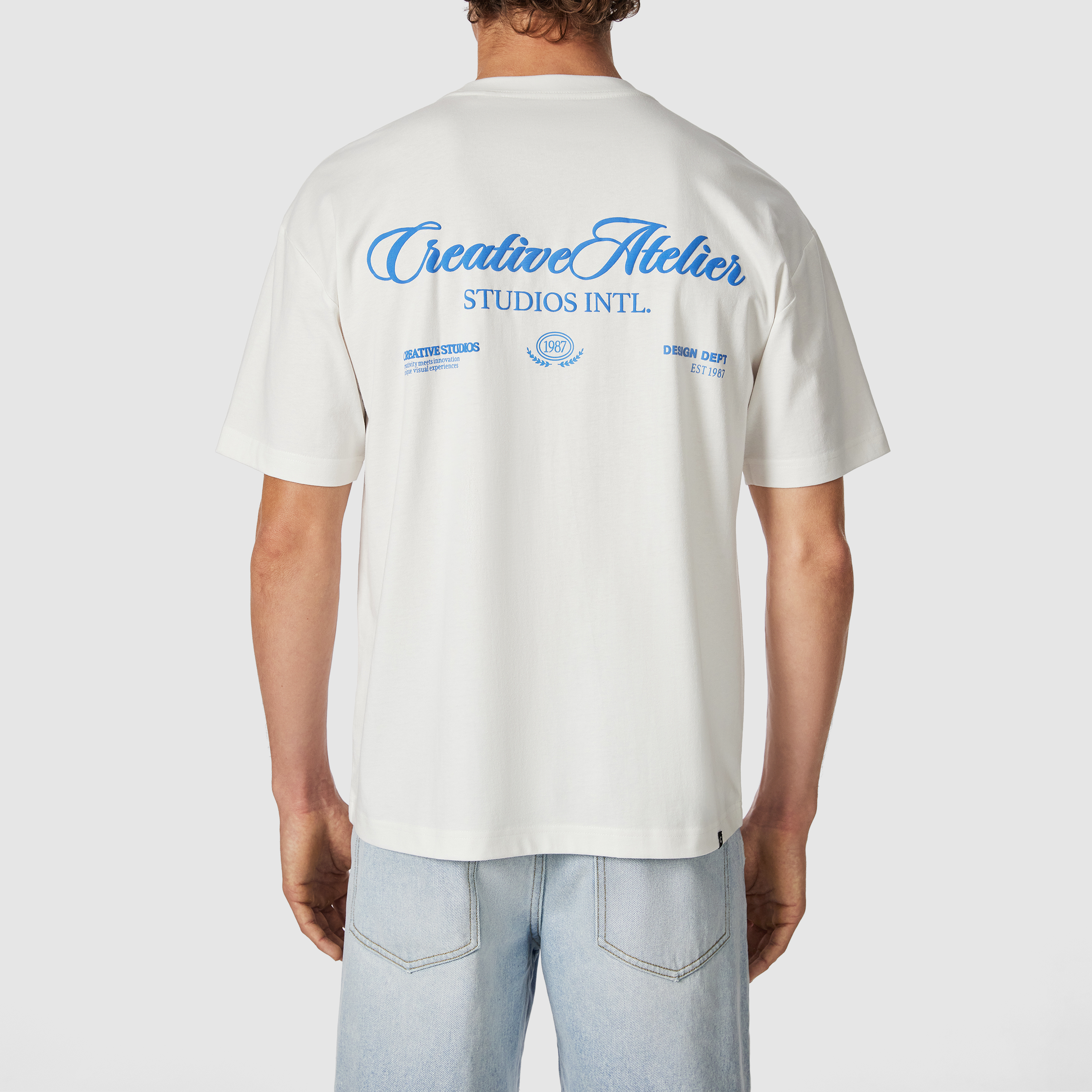 Dex Boxy Graphic Crew Neck Tee