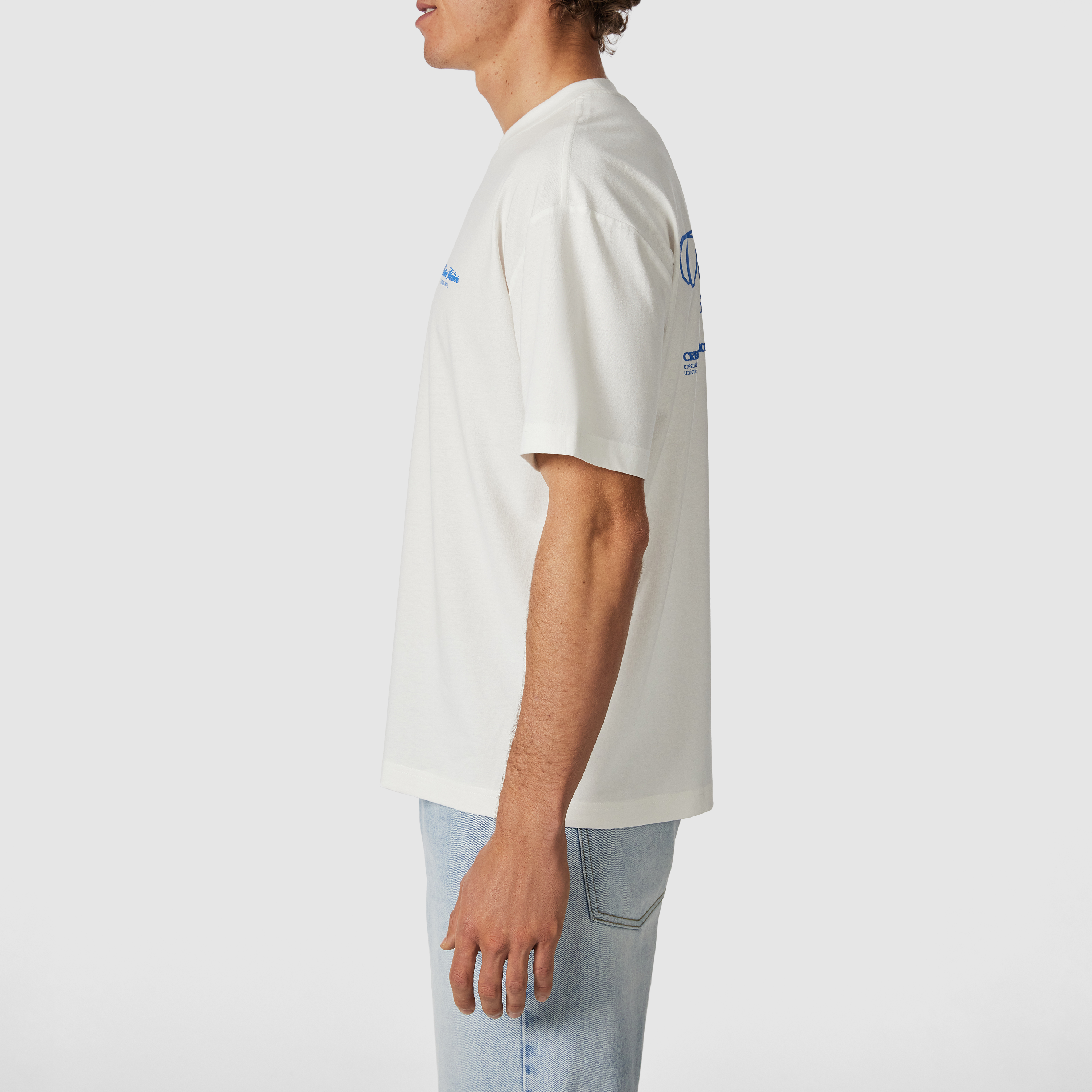 Dex Boxy Graphic Crew Neck Tee