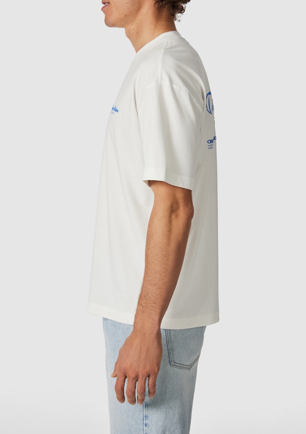 Off White Dex Boxy Graphic Crew Neck Tee