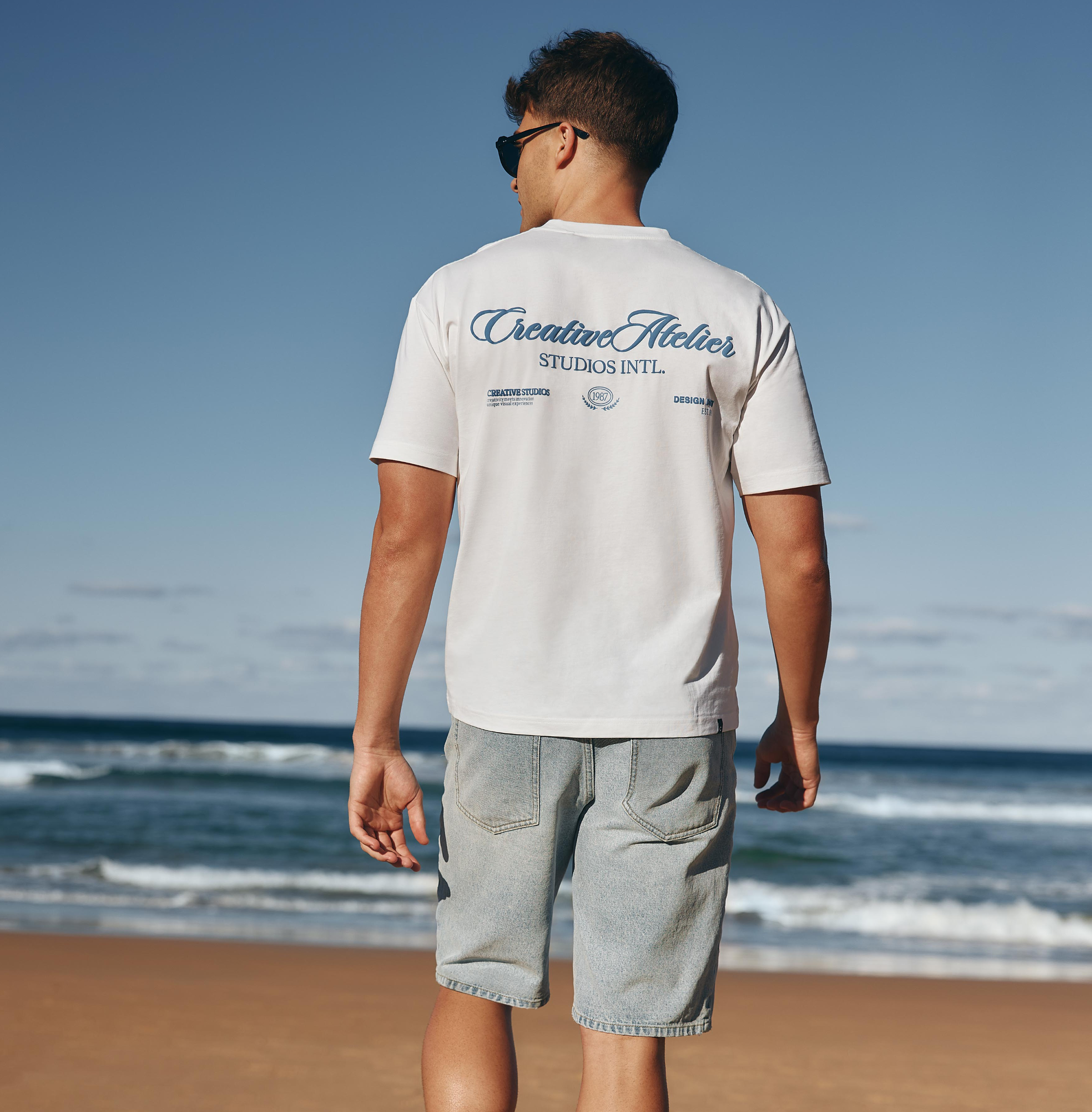 Dex Boxy Graphic Crew Neck Tee