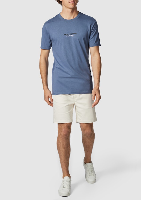 Blue Earl Graphic Crew Neck Tee