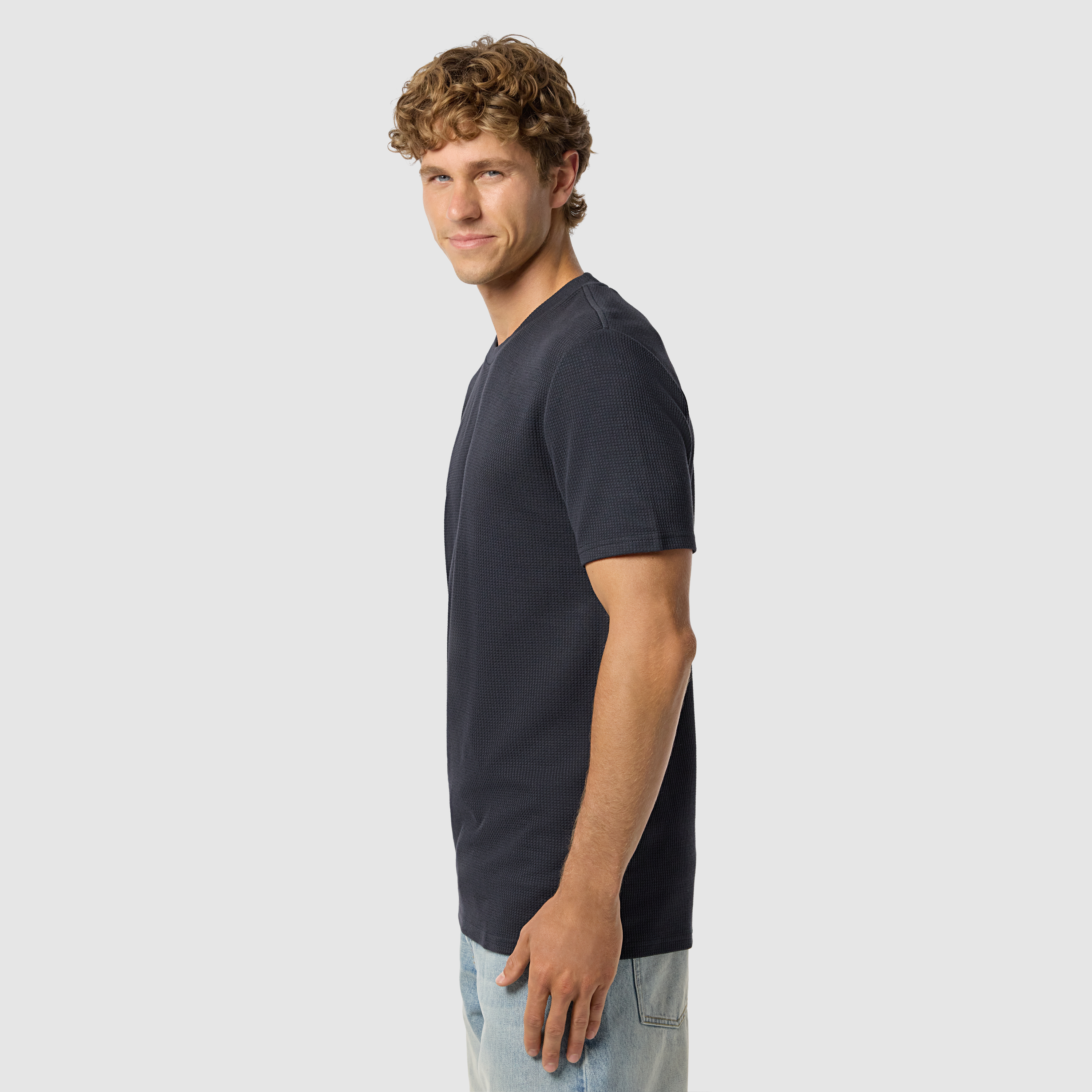 Ink Navy Kyle Crew Neck Tee