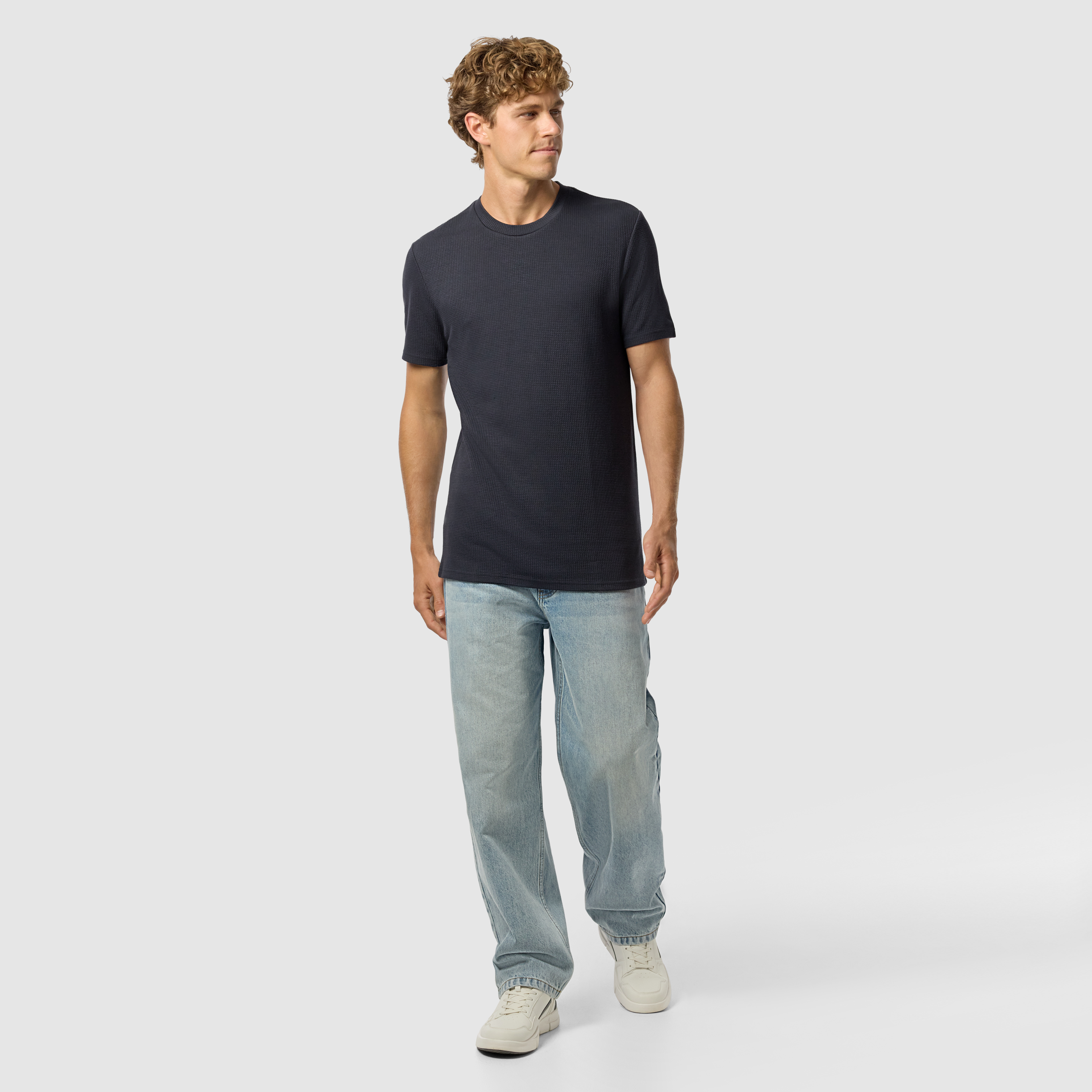 Ink Navy Kyle Crew Neck Tee