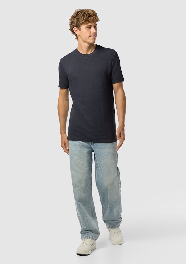 Ink Navy Kyle Crew Neck Tee