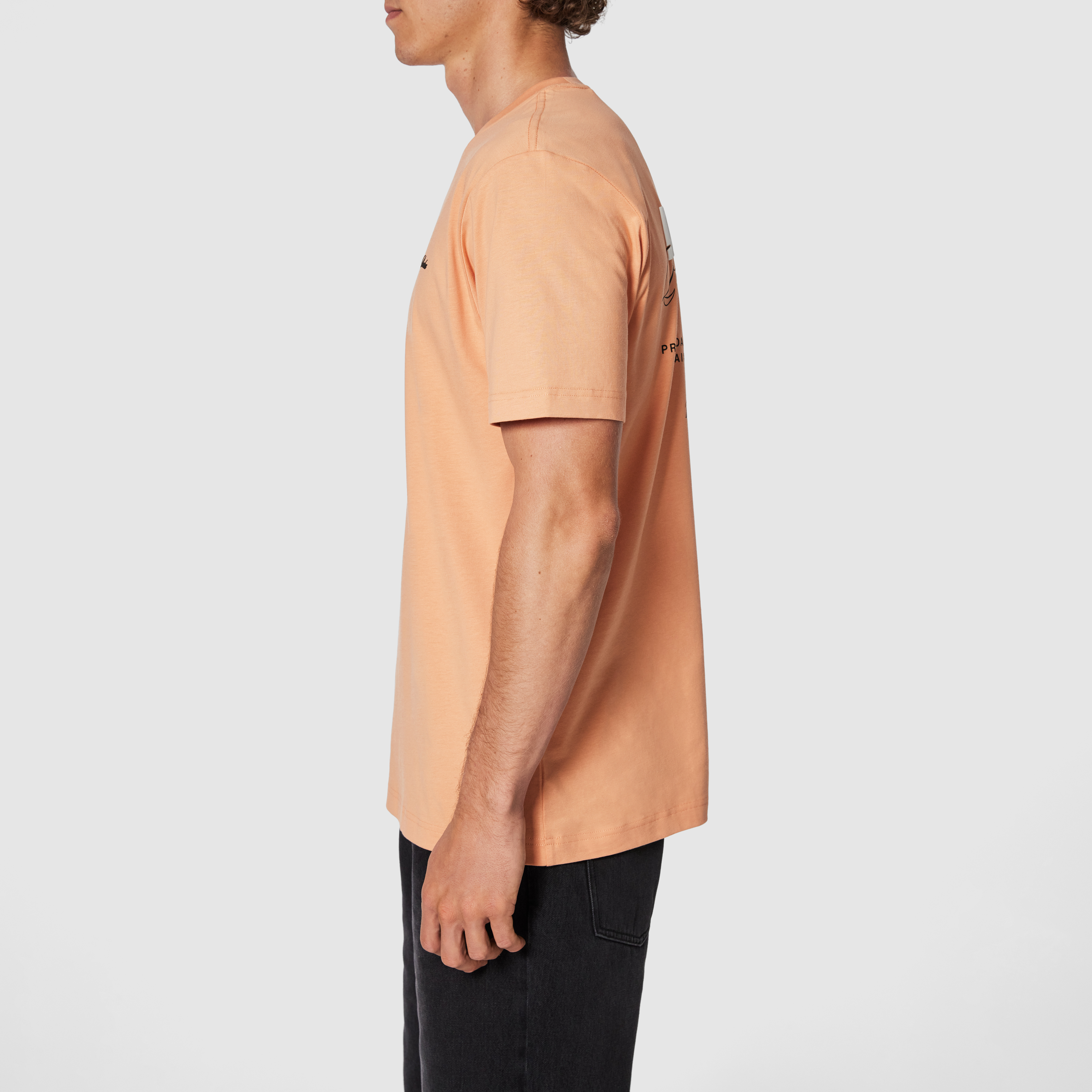 Orange Villa Crew Neck Tee