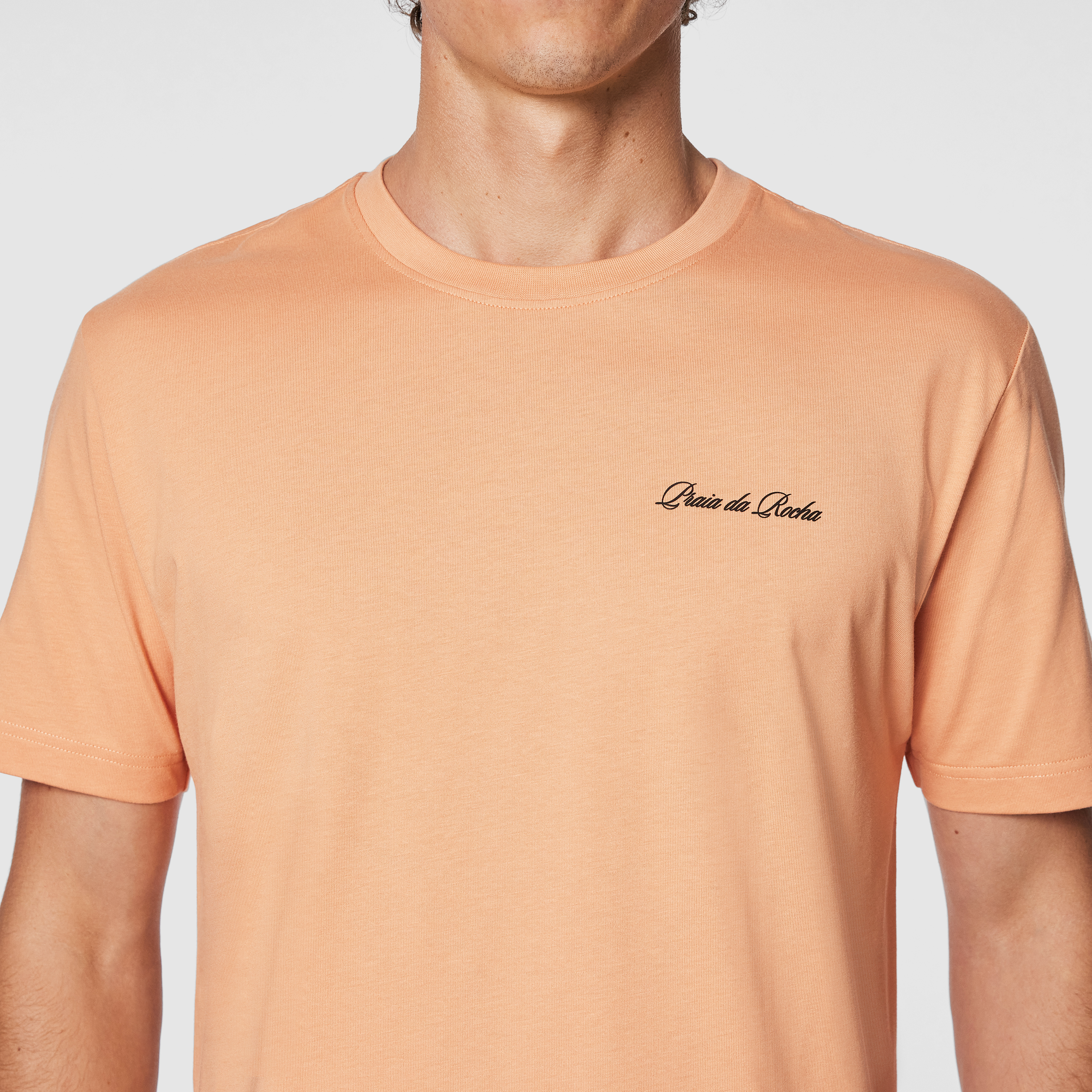 Orange Villa Crew Neck Tee