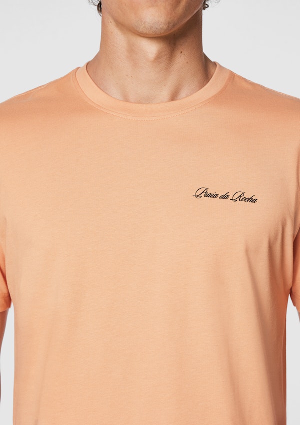 Orange Villa Relaxed Crew Tee
