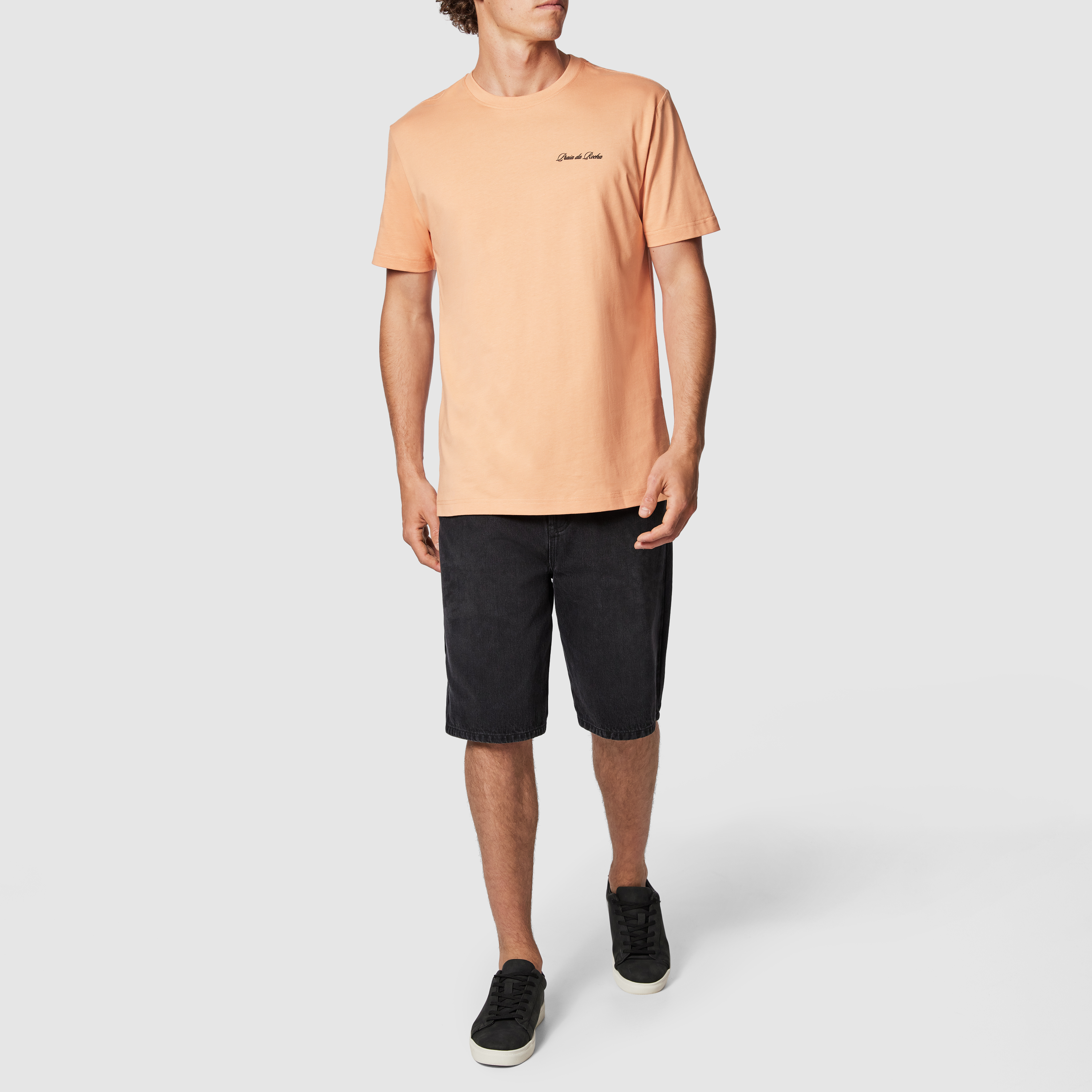 Orange Villa Crew Neck Tee