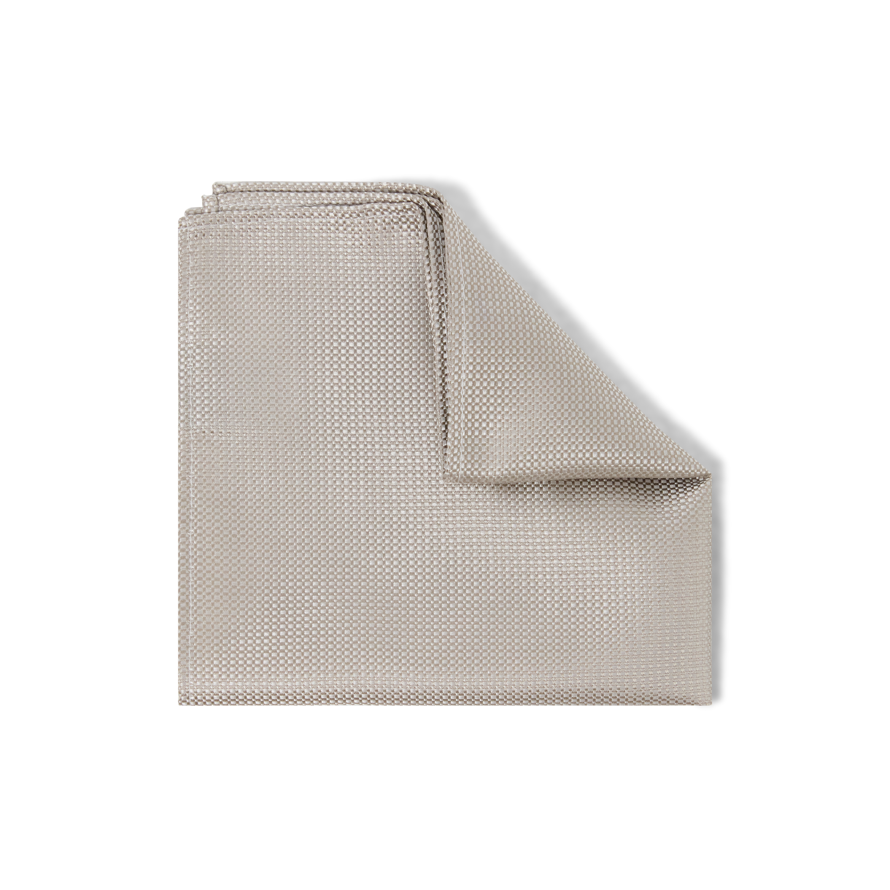 Champagne Textured Pocket Square