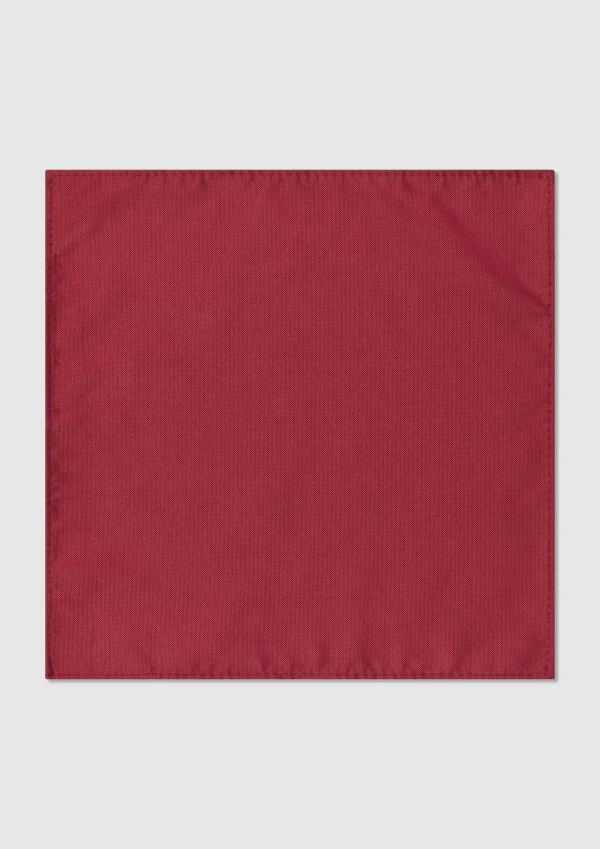 Red Pocket Square
