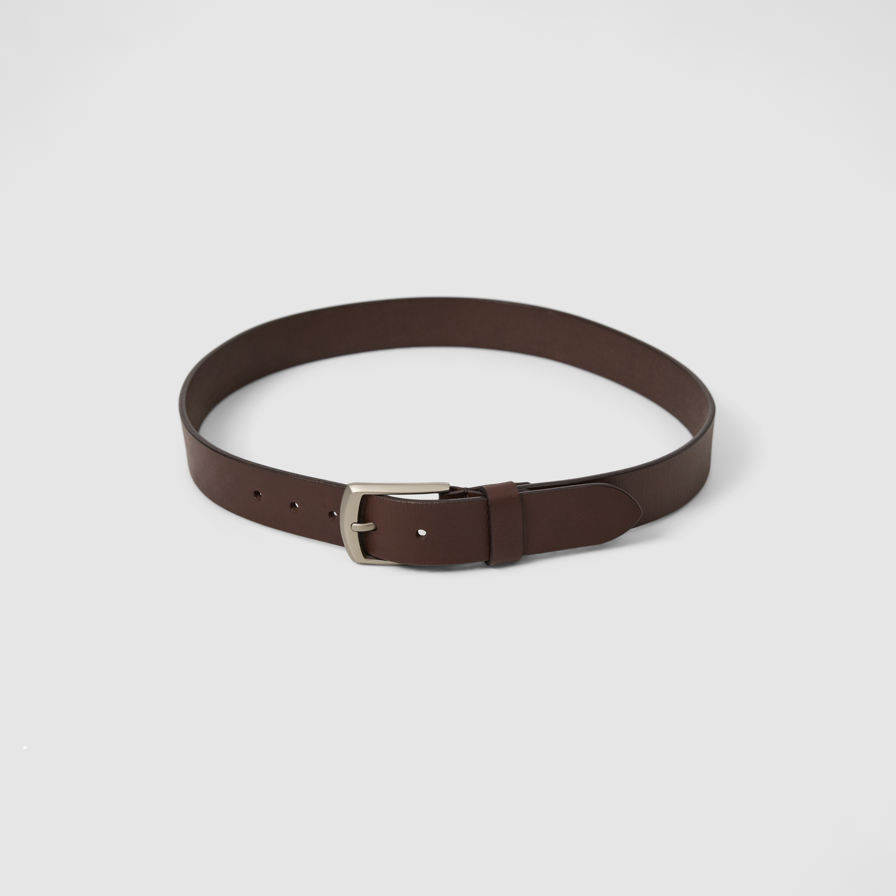 Dark Brown Sequoia Leather Belt
