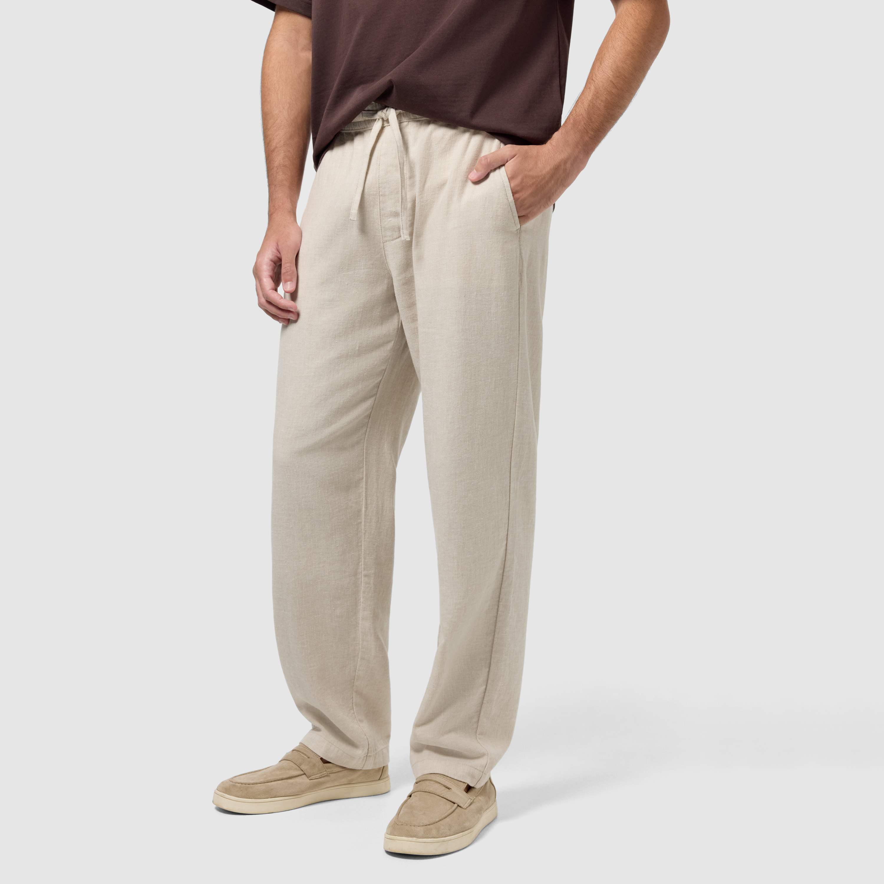 Linen Blend Resort Pant
